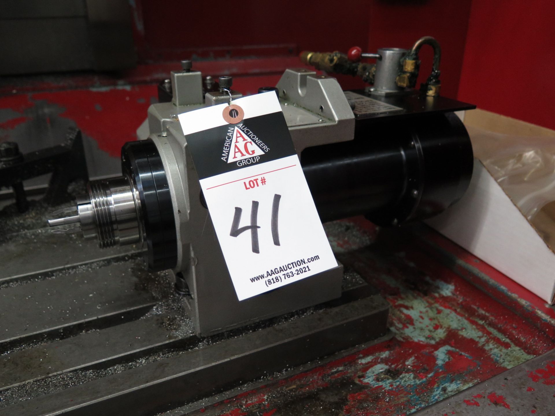 Haas 4th Axis 5C Rotary Head w/ Pneumatic Collet Closer, Haas Brushless Rotary Controller