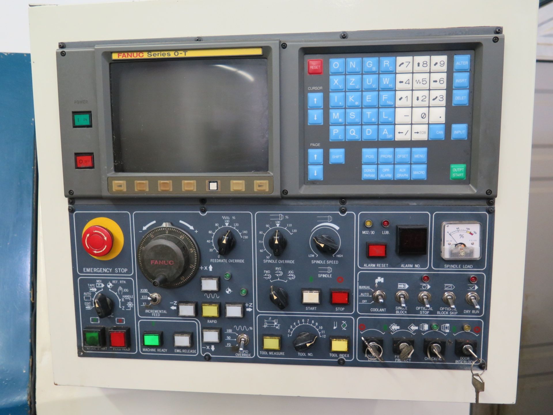 1995 Daewoo PUMA-6S CNC Turning Center s/n PM6S-0392 w/ Fanuc Series 0-T Controls, 12-Station - Image 2 of 7