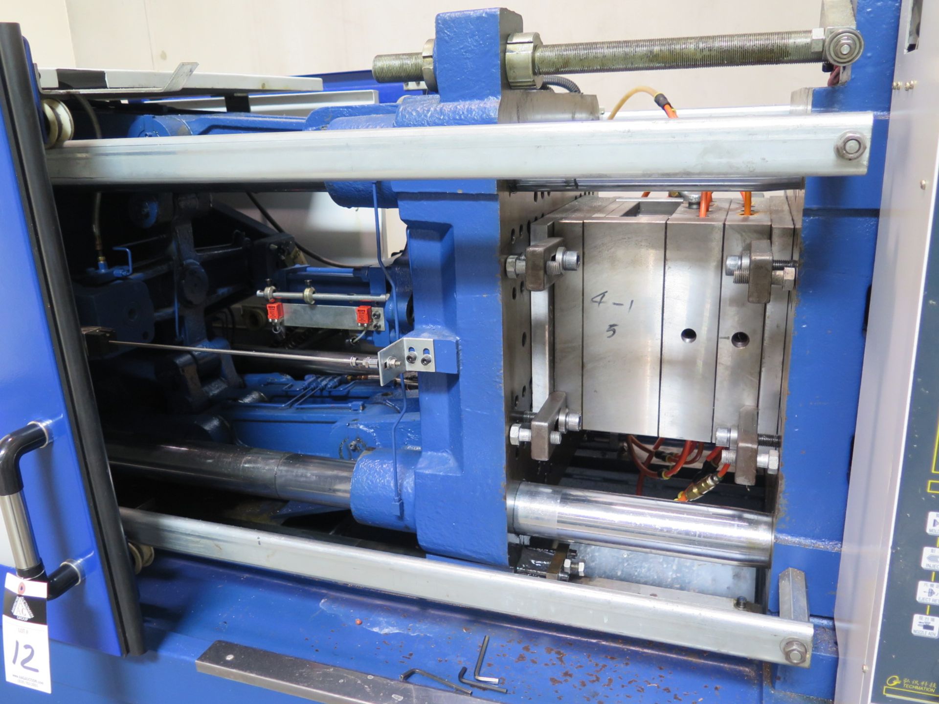 Import mdl. Tx128F CNC Plastic Injection Molding Machine w/ Techmation CNC Controls - Image 6 of 7