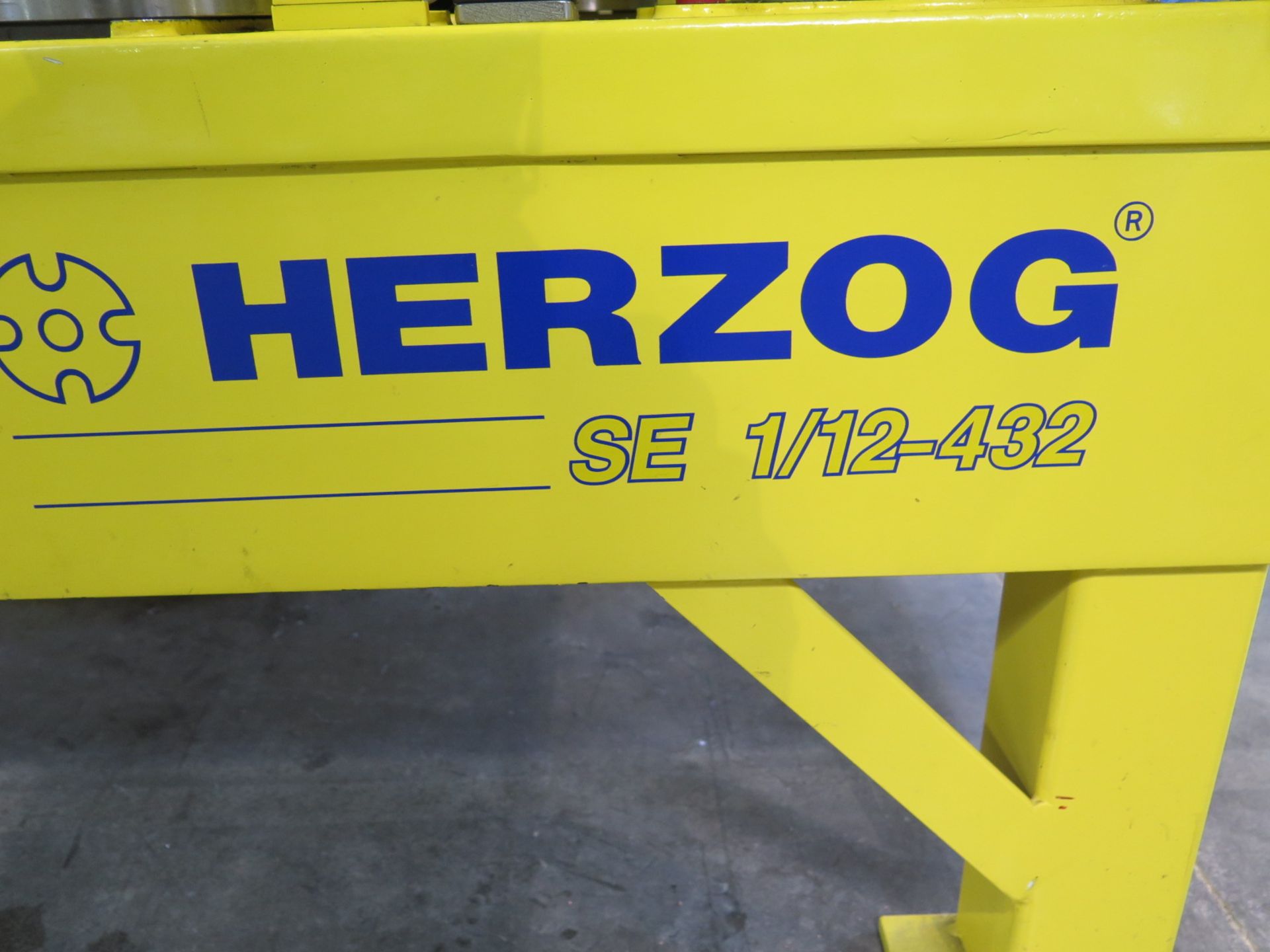 2009 Herzog mdl. SE 1/12-432 Automatic Rope Braiding Machine s/n 112216 w/ Siemens Digital Controls, - Image 6 of 7