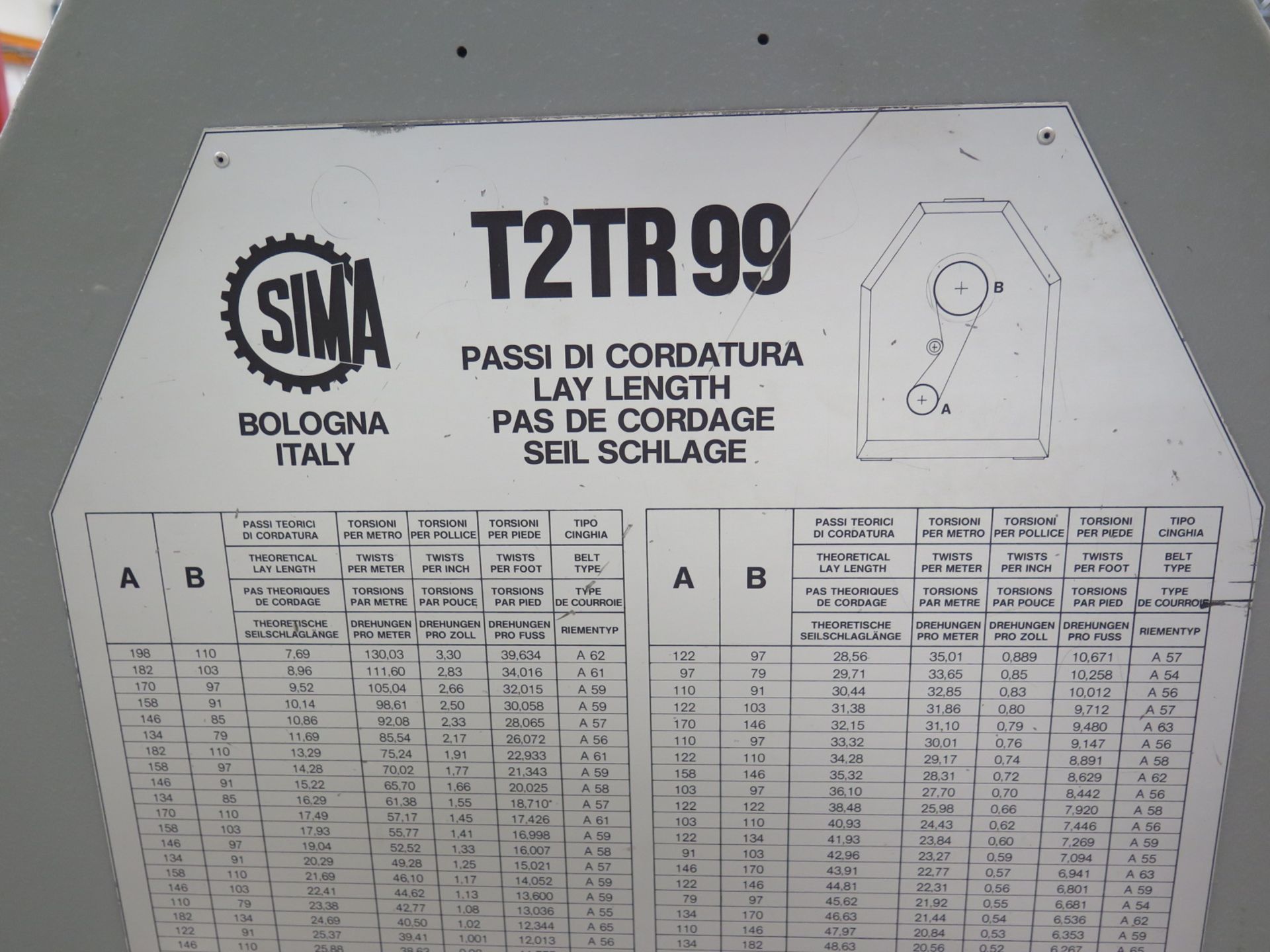 2009Sima mdl. T2TR99 Filament Twister - Image 3 of 5