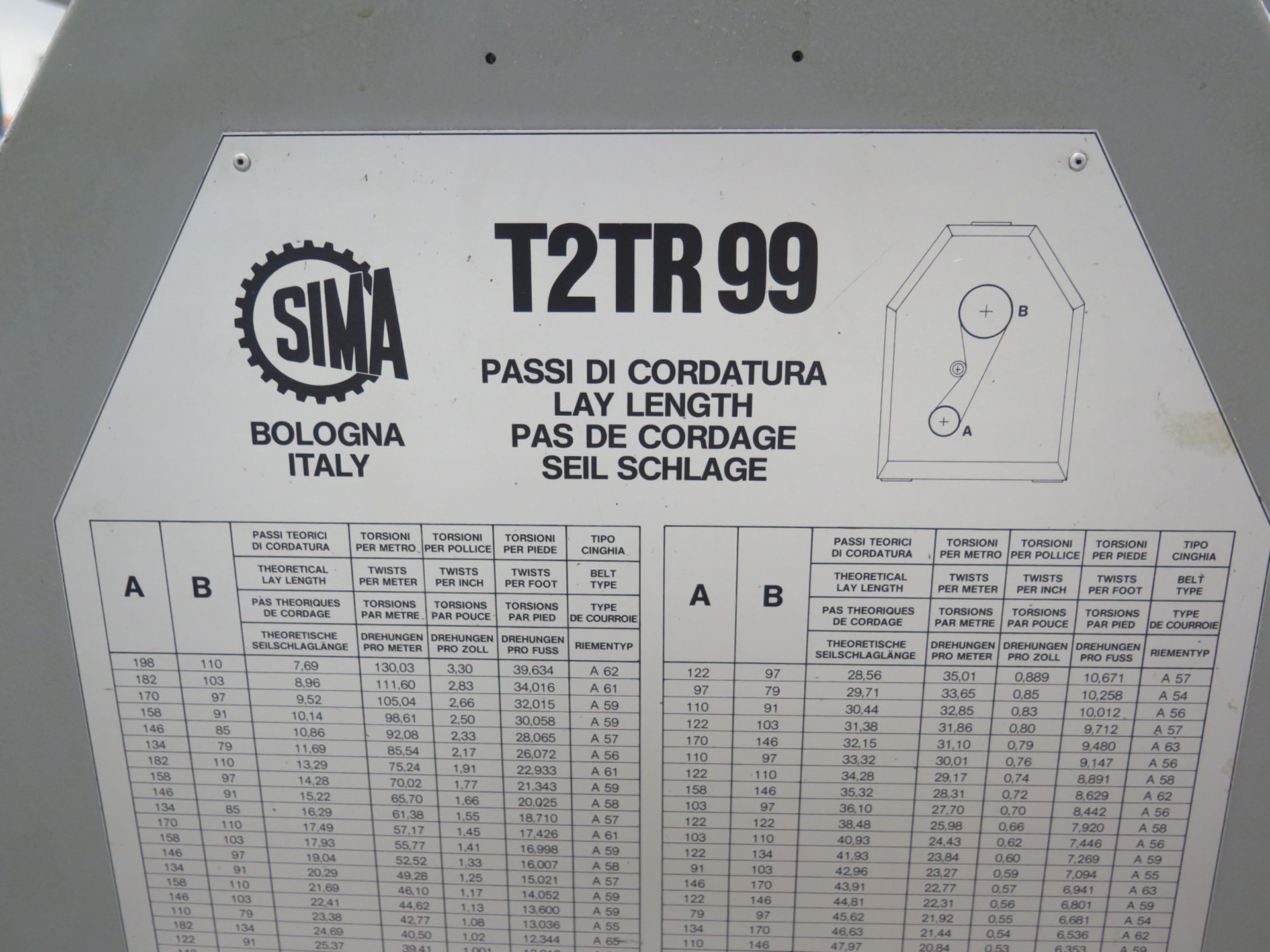 2009Sima mdl. T2TR99 Filament Twister - Image 3 of 5