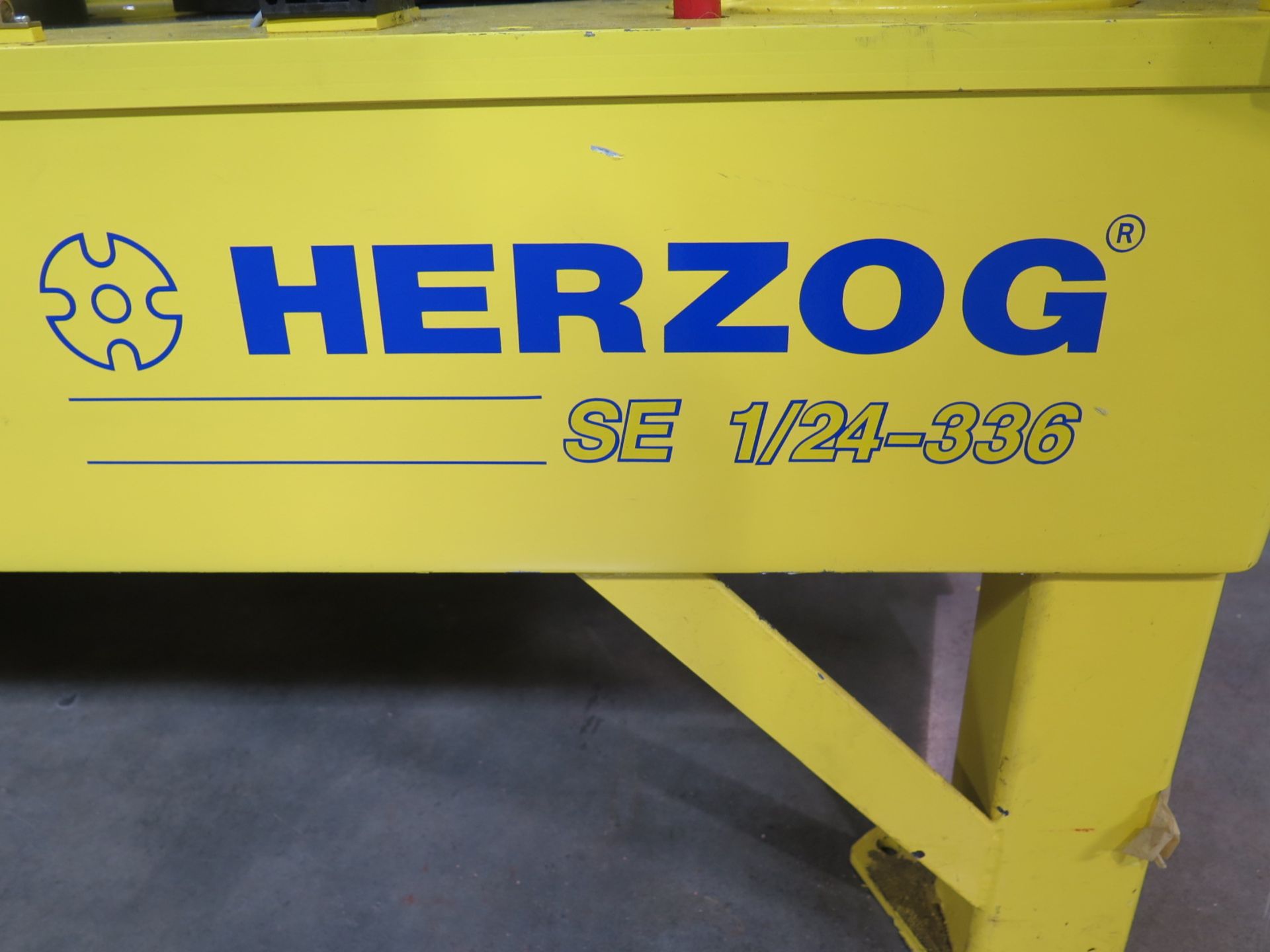 2009 Herzog mdl. SE 1/24-336 Automatic Rope Braiding Machine s/n 112218 w/ Seimens Digital Controls, - Image 7 of 10
