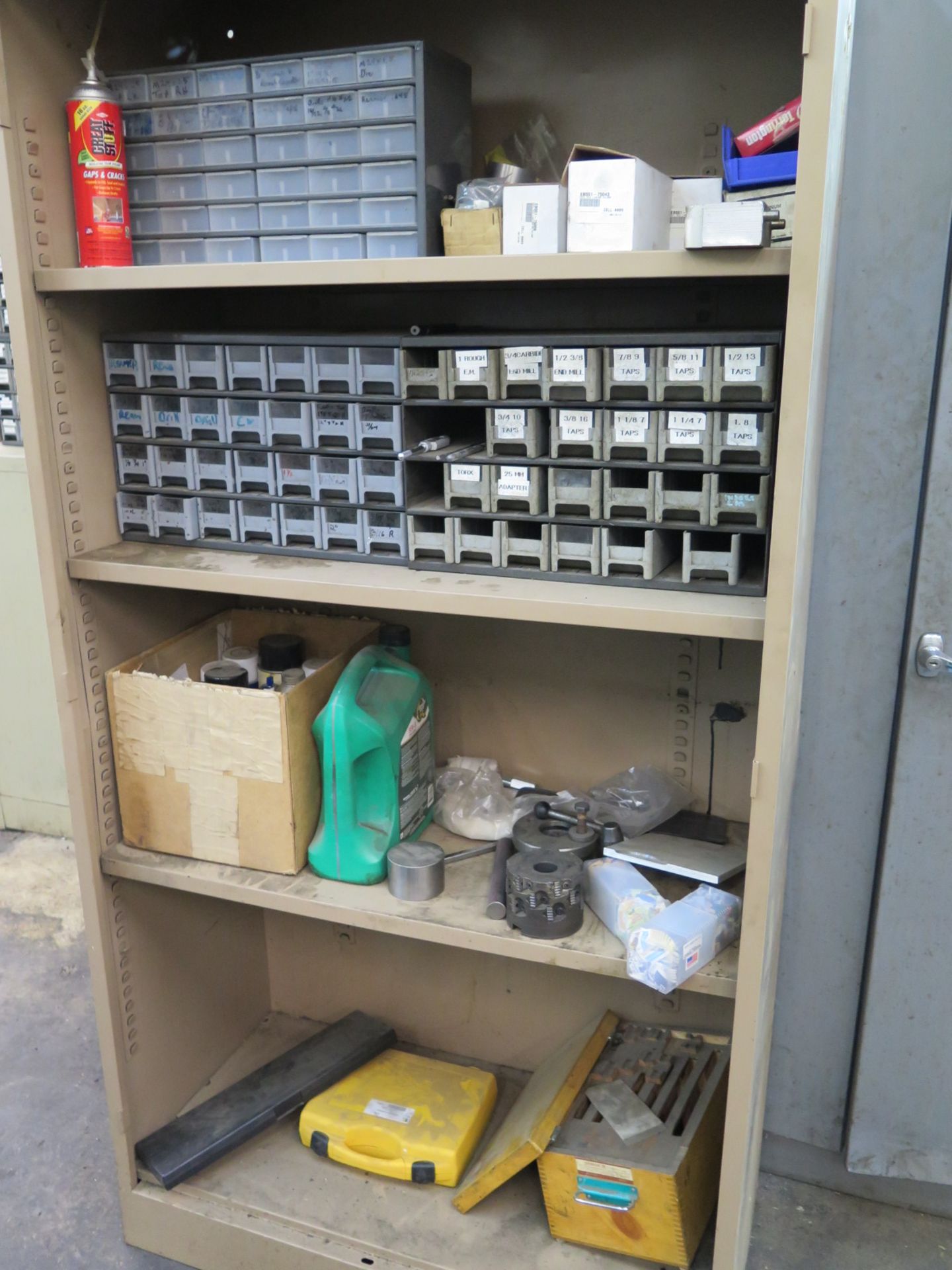 Storage Cabinets and Shelf with Misc Contents - Image 2 of 5