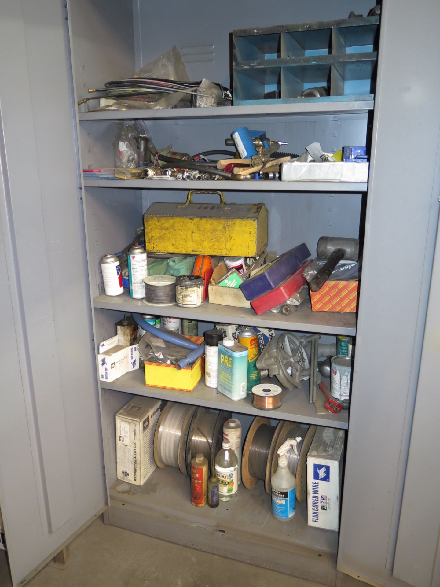 Cabinet w/ Welding Supplies - Image 2 of 2