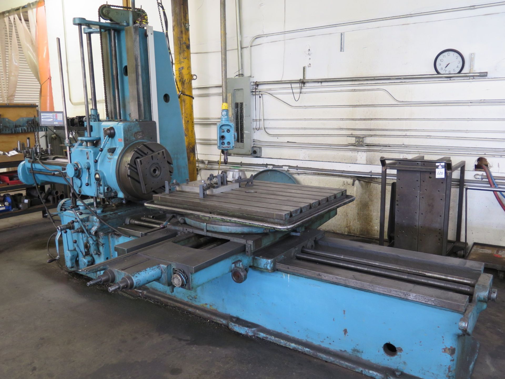 Union BF-80 Horizontal Boring Mill s/n 21031/61 w/ Newall DRO, 2.8-1000 RPM, Power Feeds, 19 Boring - Image 2 of 7