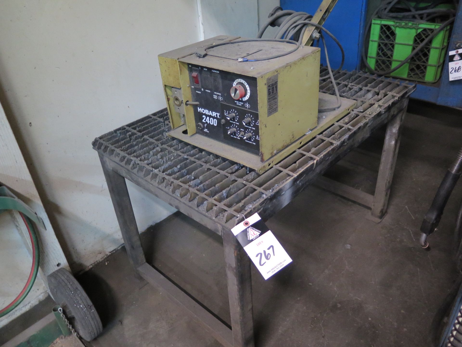 Torch Table and Hobart 2400 Wire Feeder