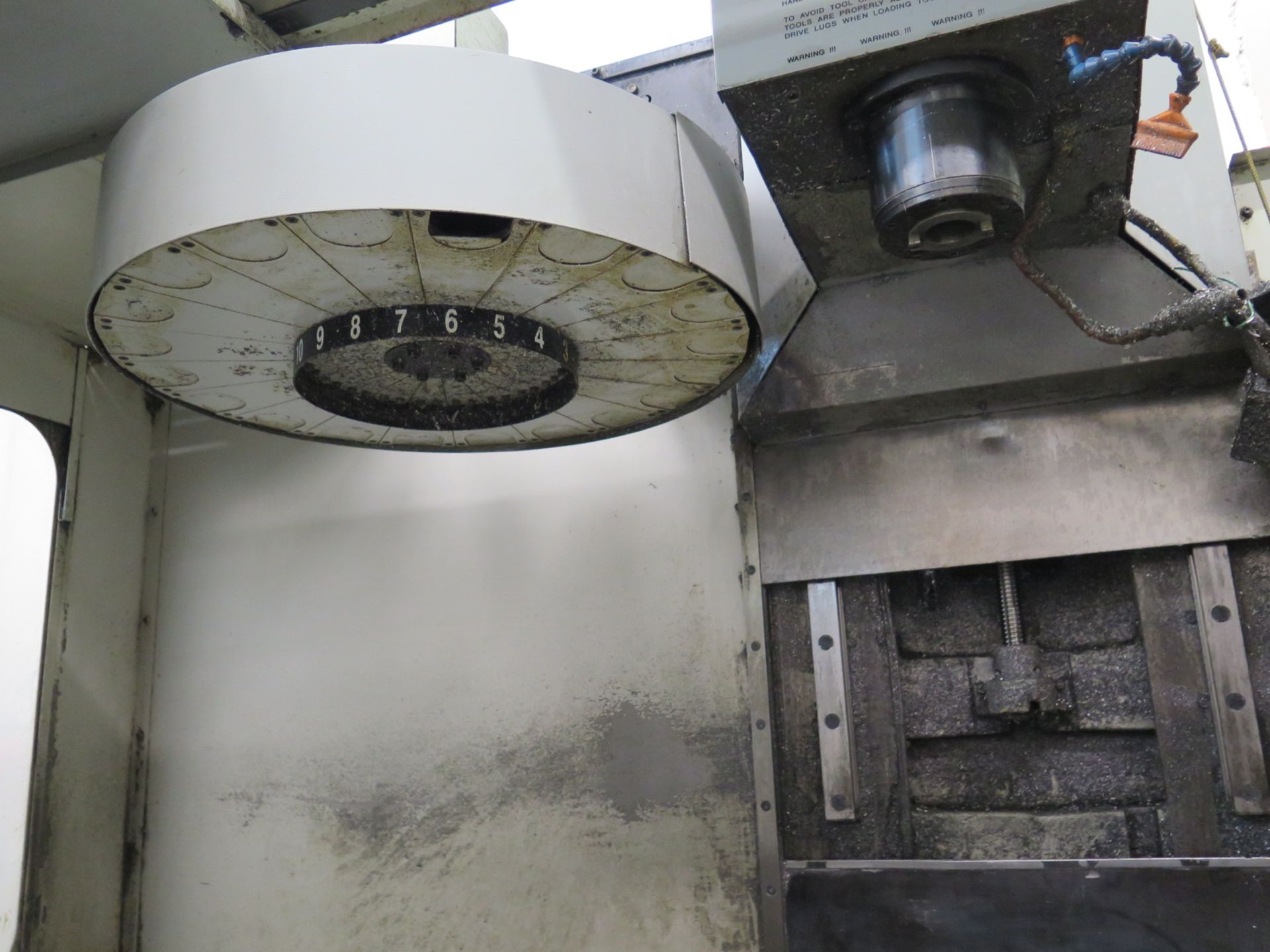 1996 Haas VF-4 4-Axis CNC Vertical Machining Center s/n 8017 w/ Haas Controls, 20-Station ATC, CAT- - Image 5 of 9