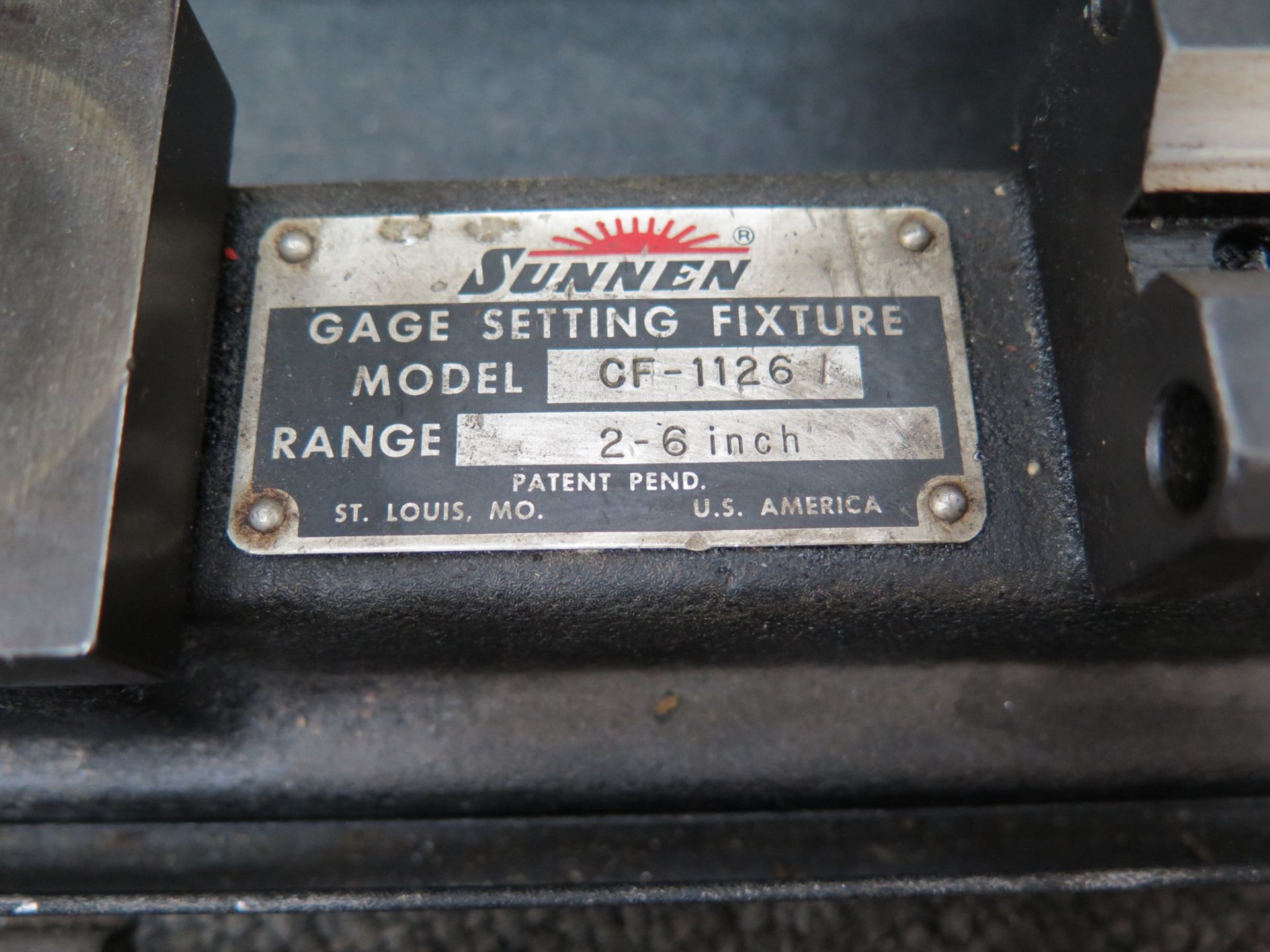 Sunnen mdl. CF-1126 2"-6" Setting Fixture - Image 2 of 2