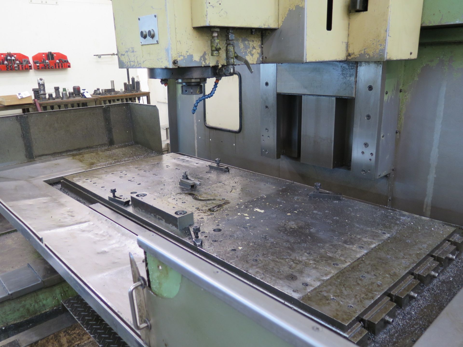 Mori Seiki MV-50W CNC Vertical Machining Center s/n 3 w/ Fanuc System 6-M Controls, 32-Station ATC, - Image 7 of 8