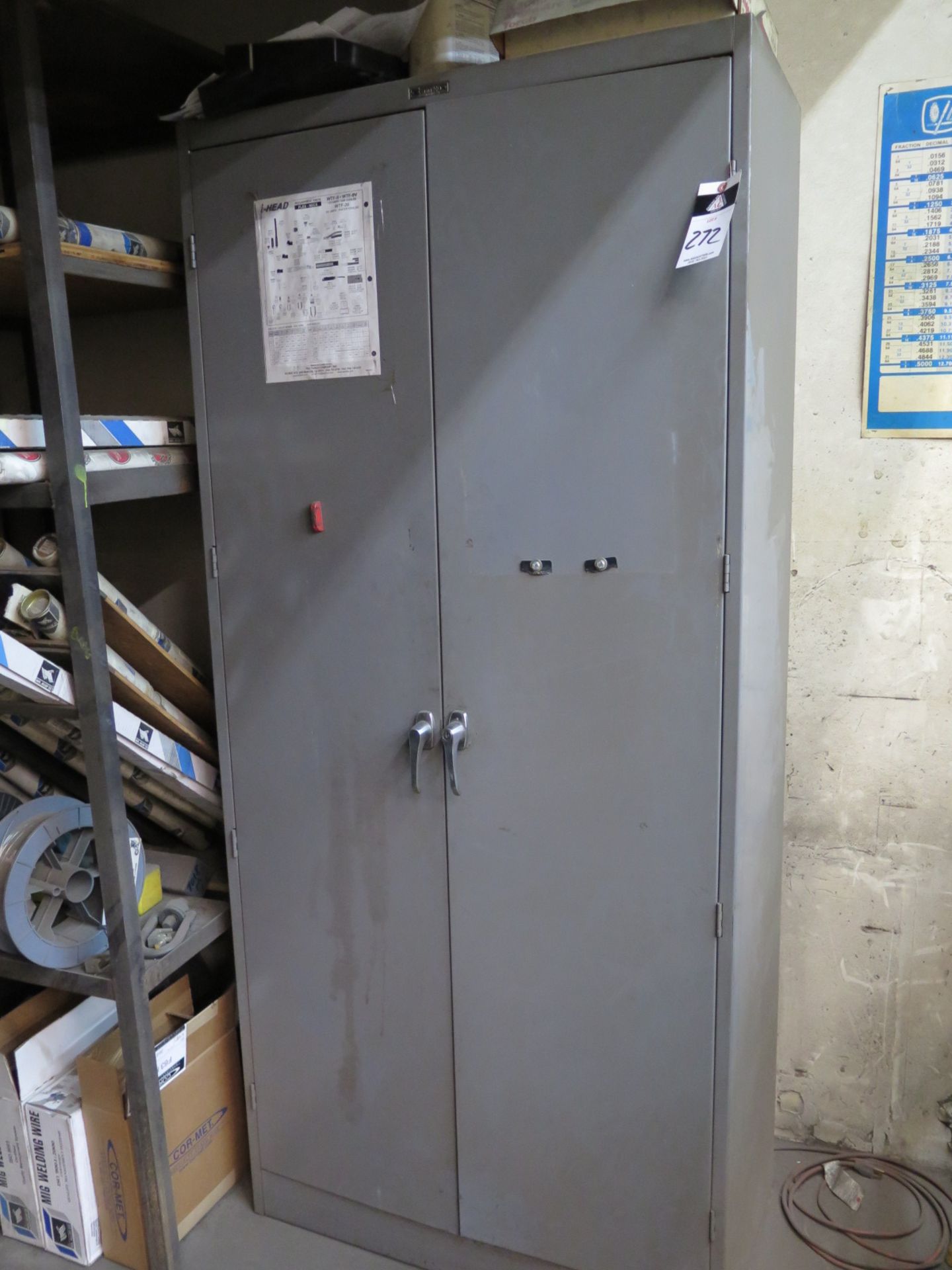 Cabinet w/ Welding Supplies