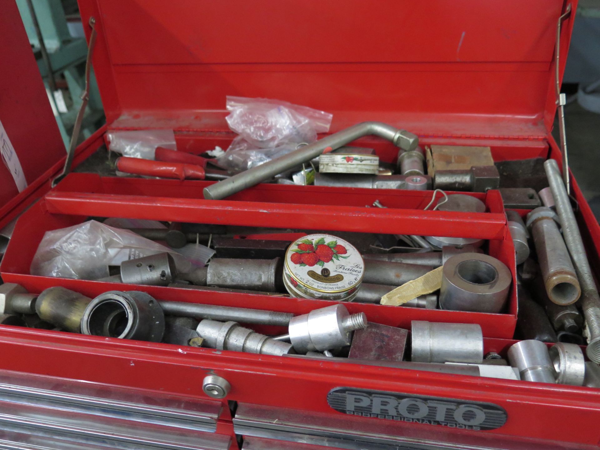 Proto and Craftsman Roll-A-Way Tool Box w/ Tools - Image 2 of 6