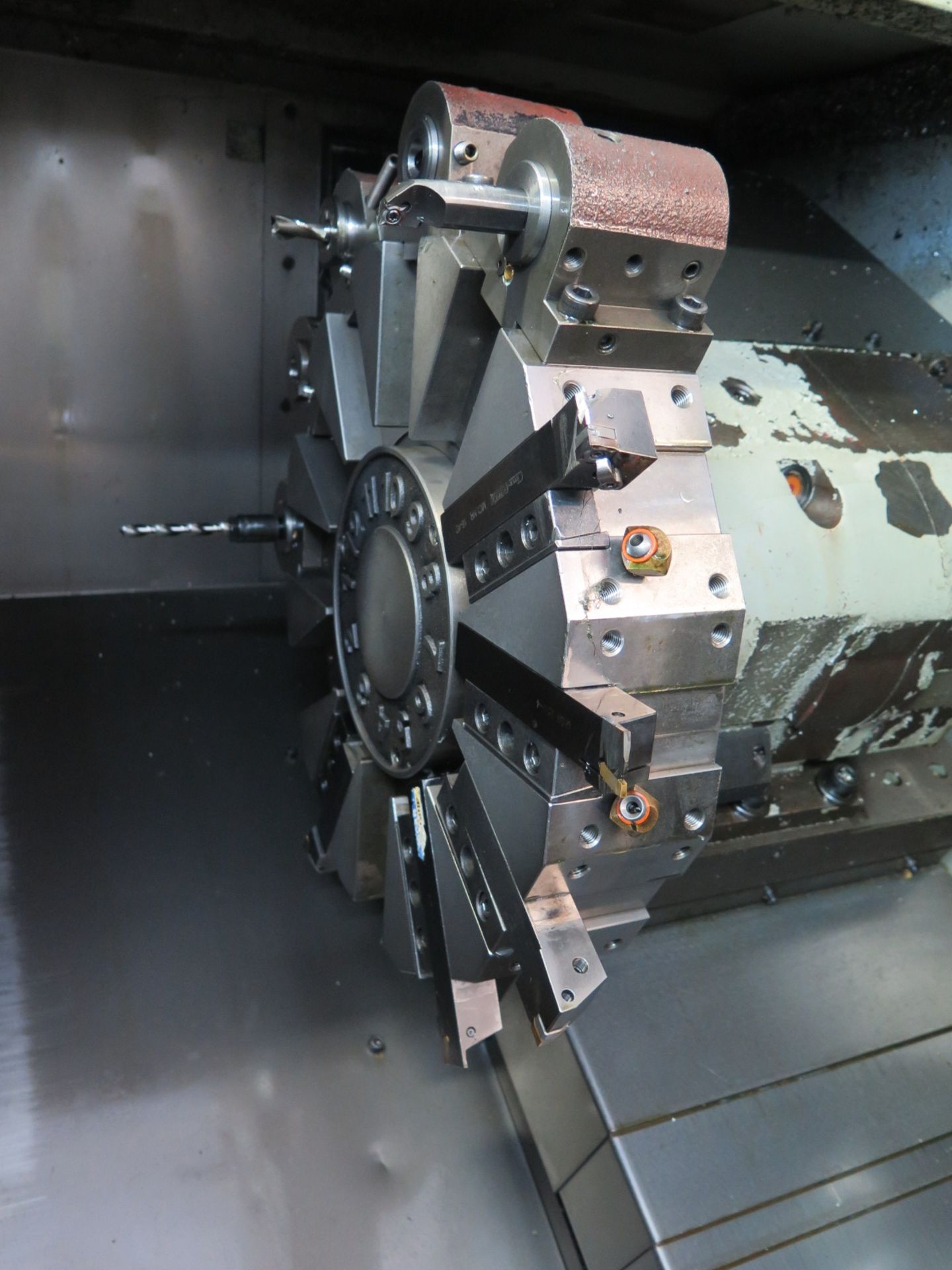 2000 Akira Seiki SL-35 CNC Turning Center s/n 00TE094-073 w/ Fanuc Series 0-T Controls, 12-Station - Image 4 of 8