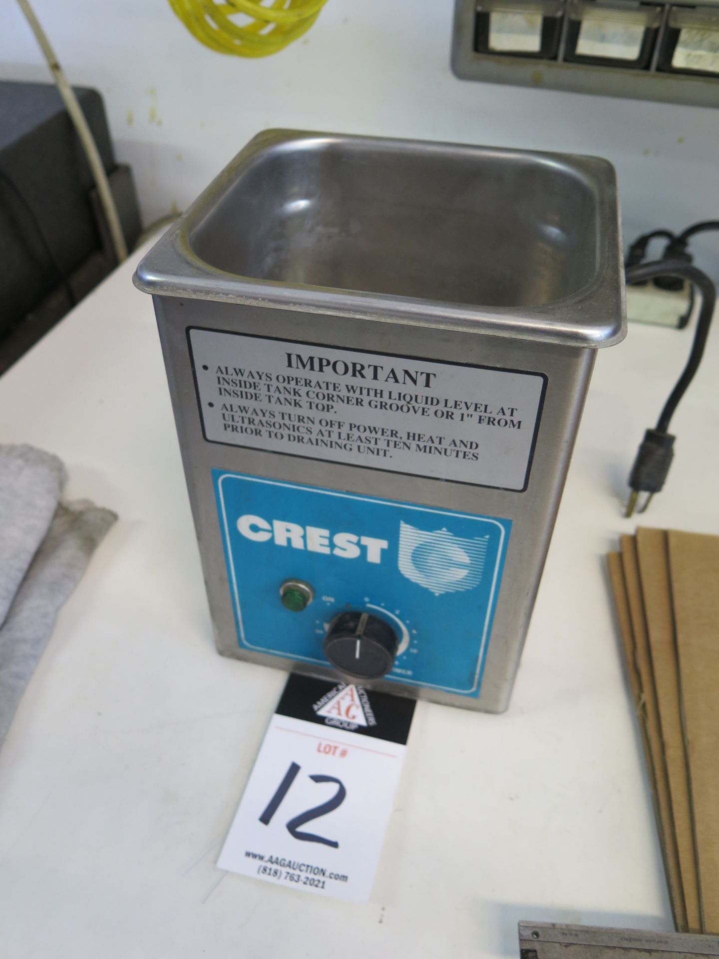 Crest Ultrasonic Cleaning Tank