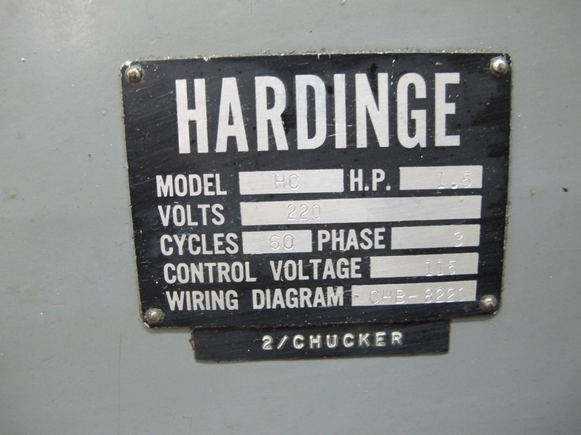 Hardinge mdl. HC Hand Chuckers w/ 125-3000 RPM, 8-Station Turret, 5C Collet Closer, Power Feeds - Image 4 of 4