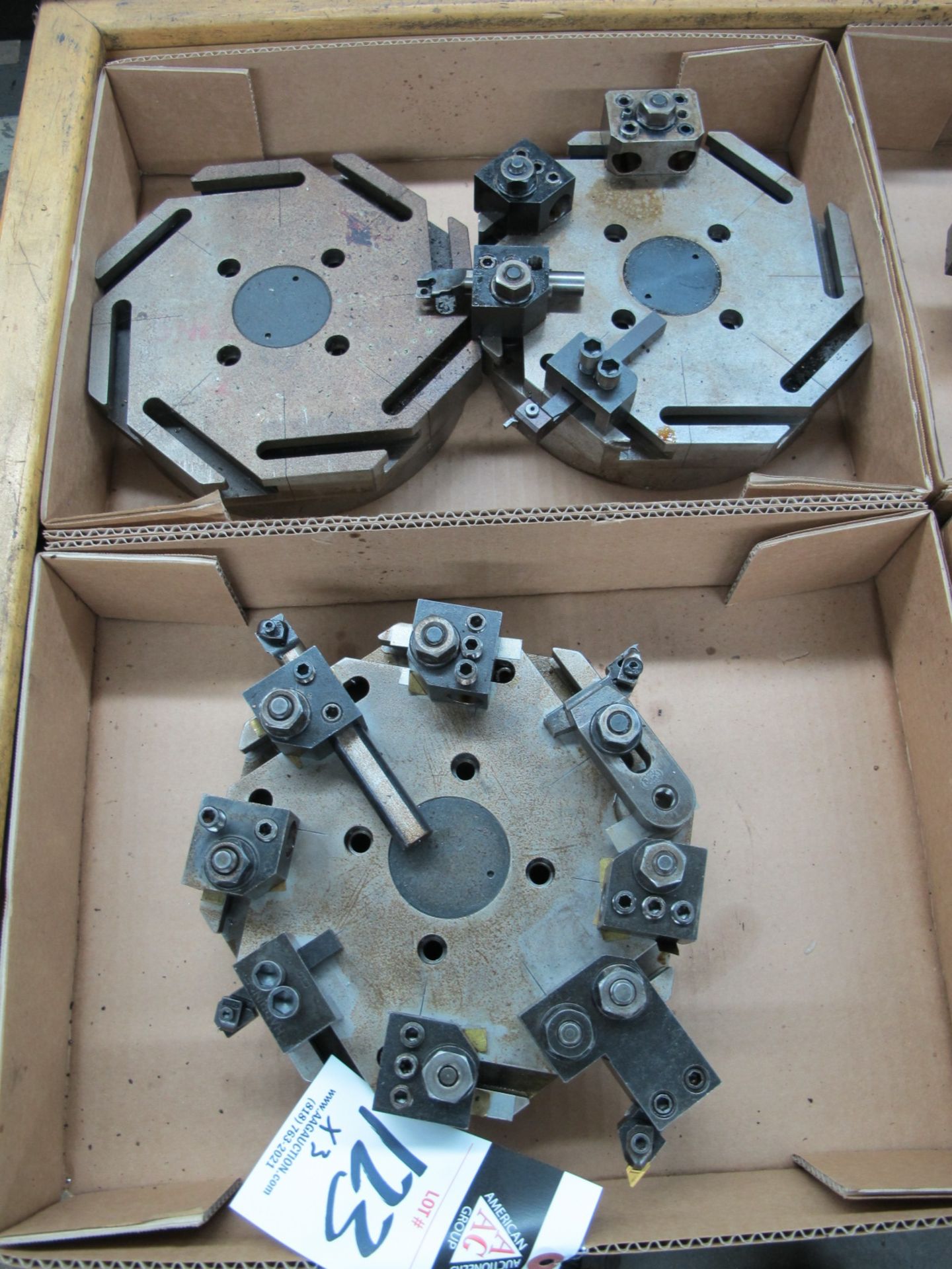 8 Station Turret Plates