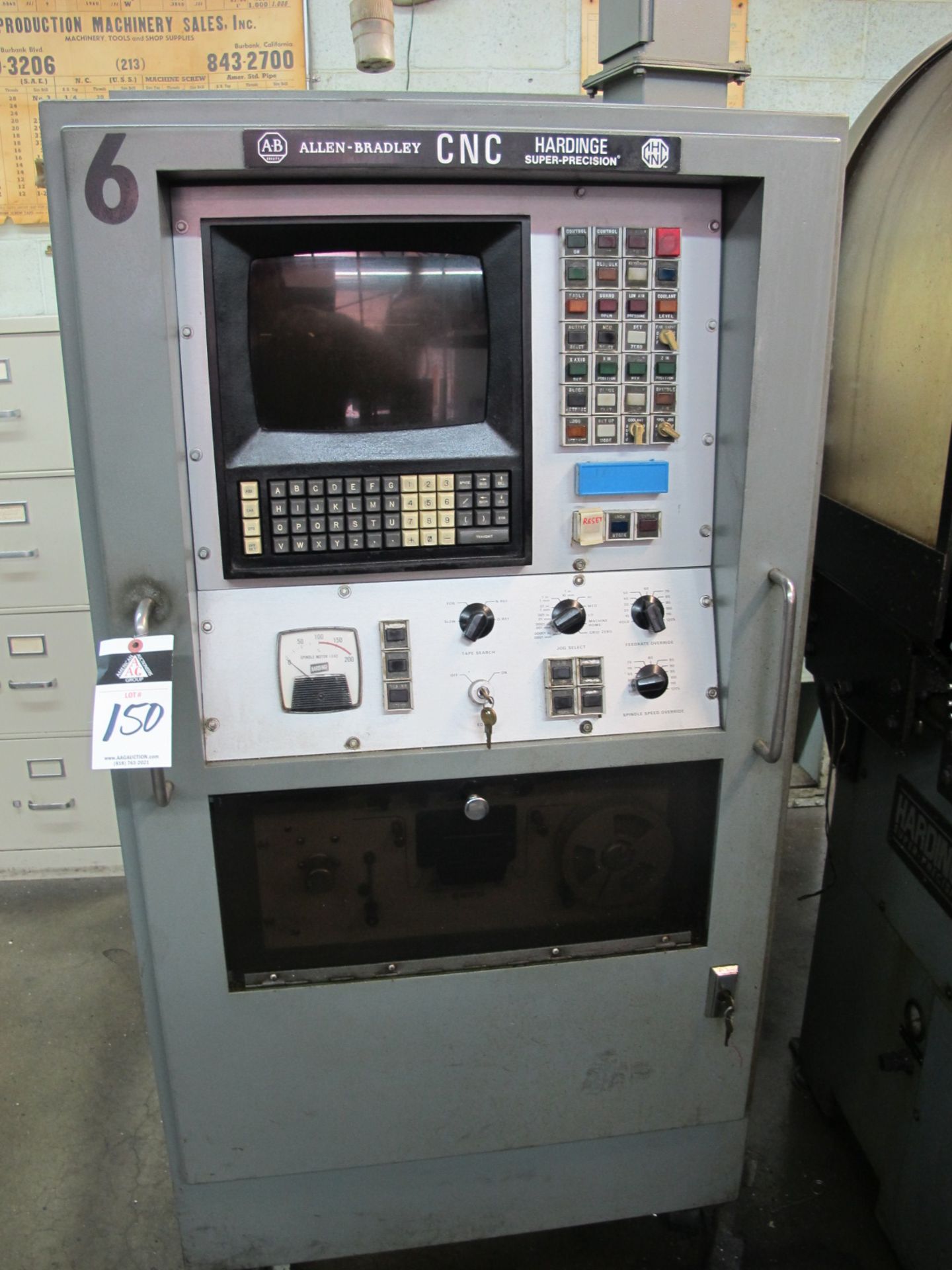 Hardinge CHNC CNC Chuckers w/ Allen Bradley CNC Controls, 8-Station Turret, 5C Pneumatic Collet - Image 2 of 6