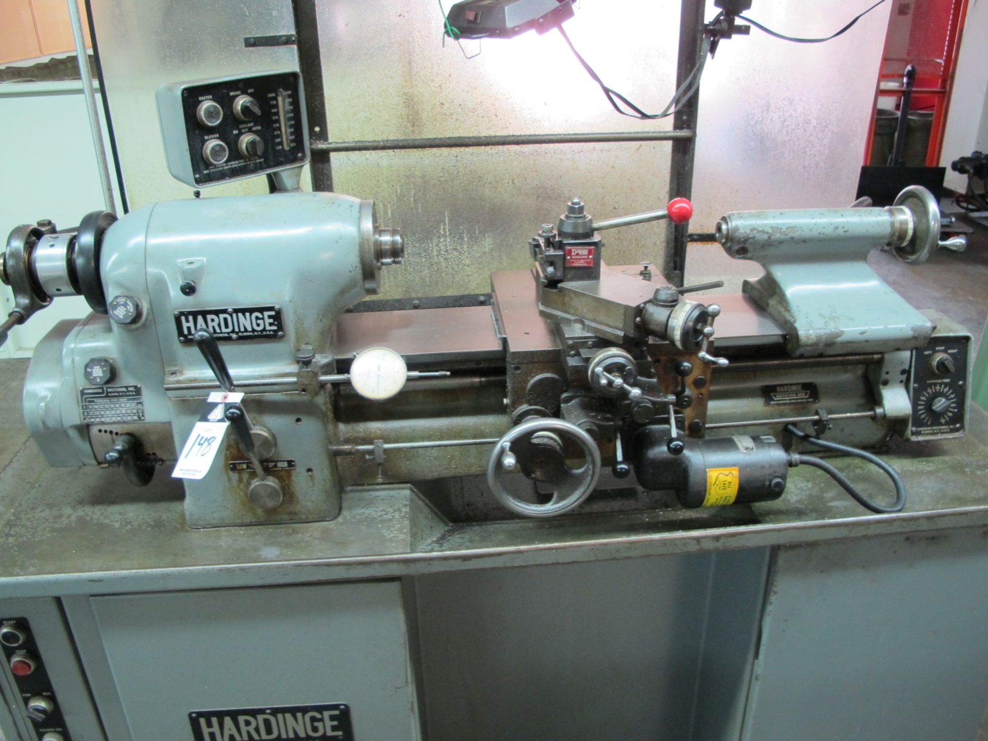 Hardinge HLV-H Wide Bed Tool Room Lathe s/n HLV-H-5225-K w/ 125-3000 RPM, Inch Threading, Tailstock, - Image 2 of 5