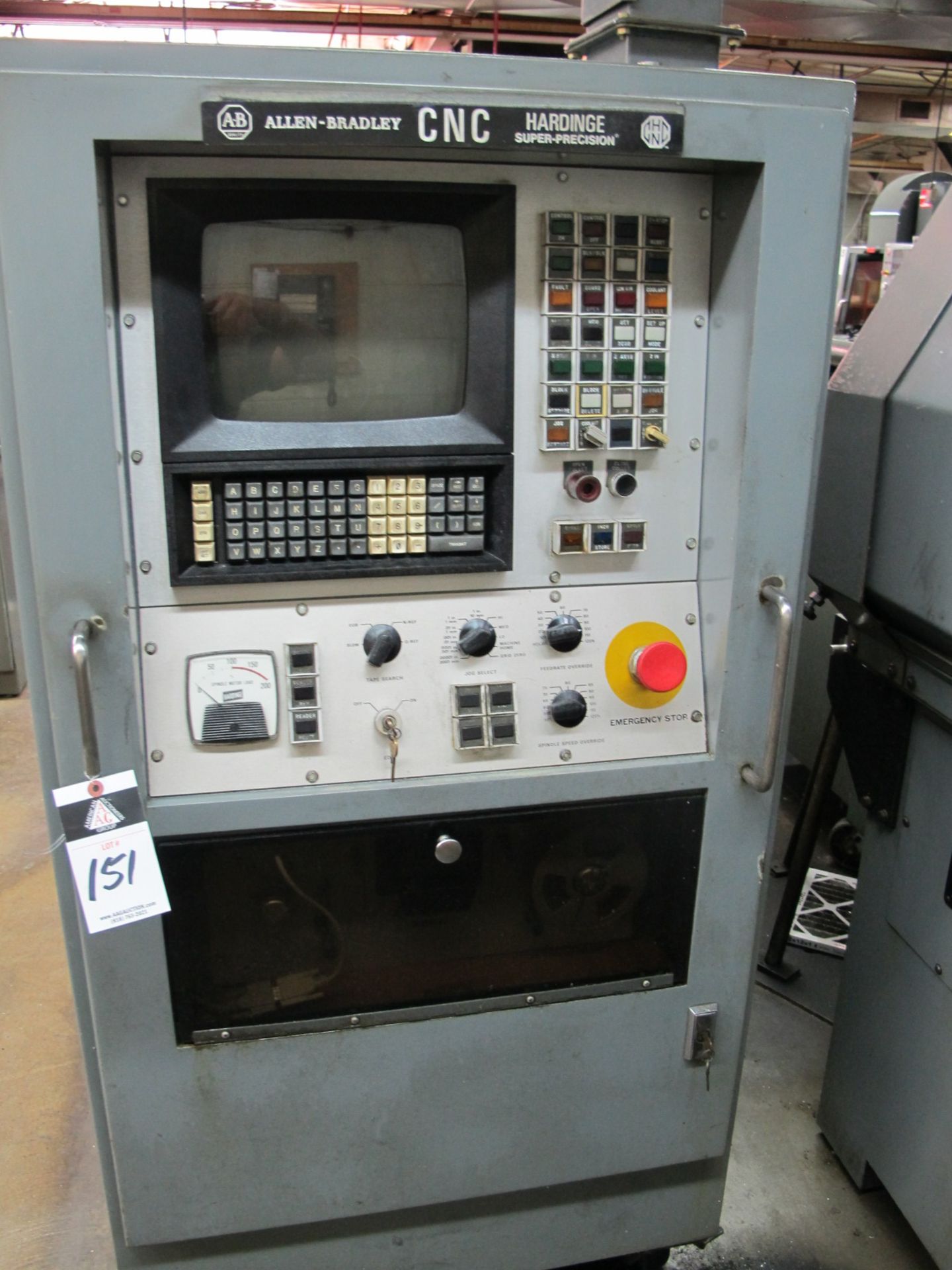 Hardinge CHNC CNC Chuckers w/ Allen Bradley CNC Controls, 8-Station Turret, 5C Pneumatic Collet - Image 2 of 6