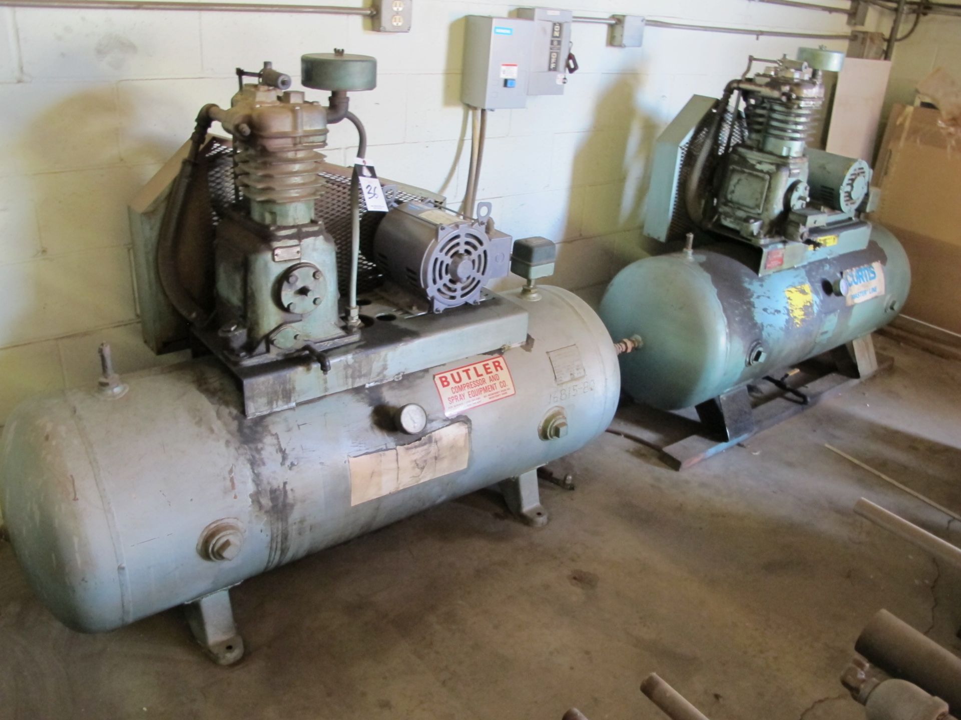 2 Curtis Air Compressors (one needs work)