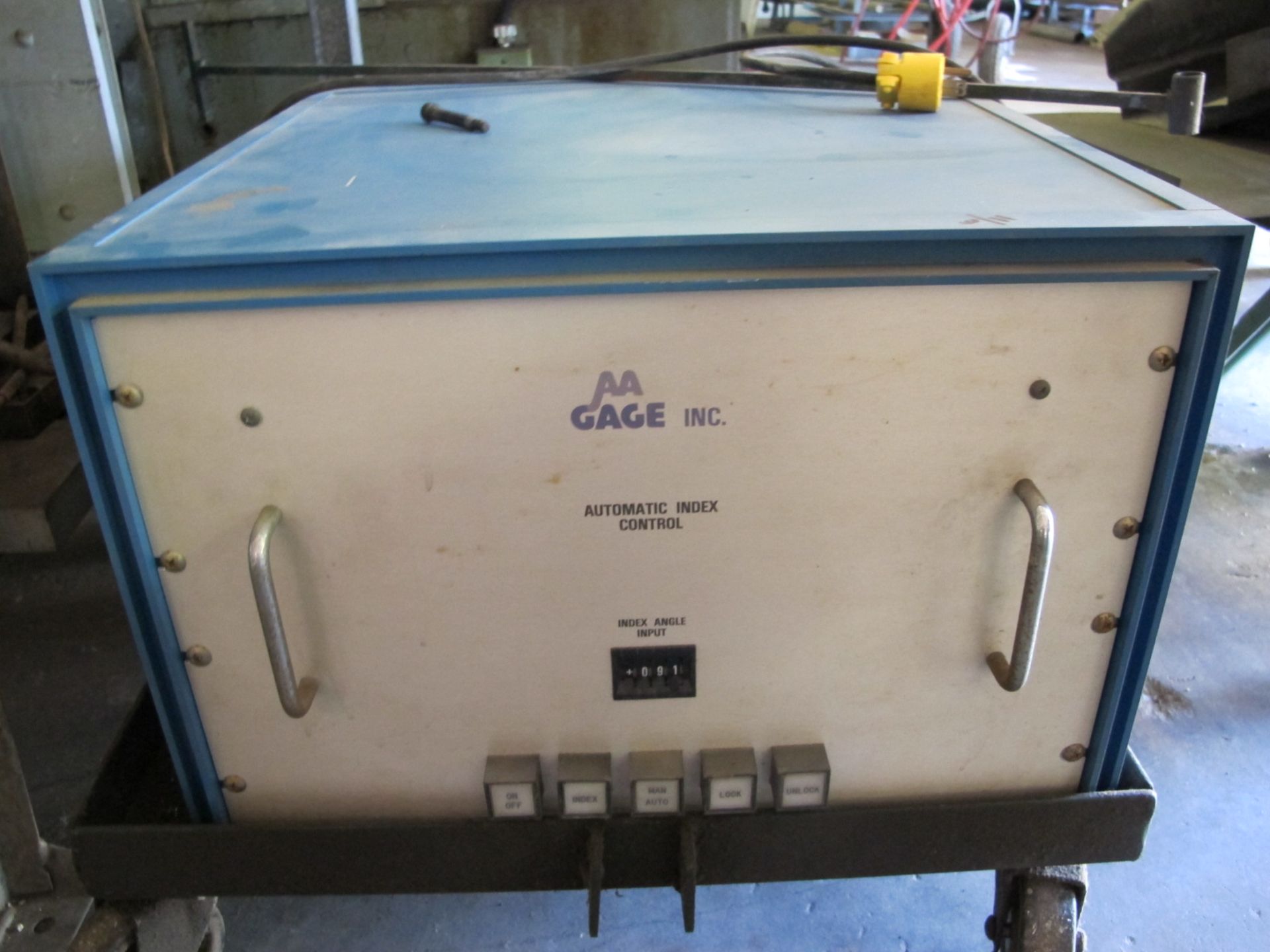 8" AA Gage Pneumatic Rotary Table w/Control  S/N 1016. - Image 3 of 3