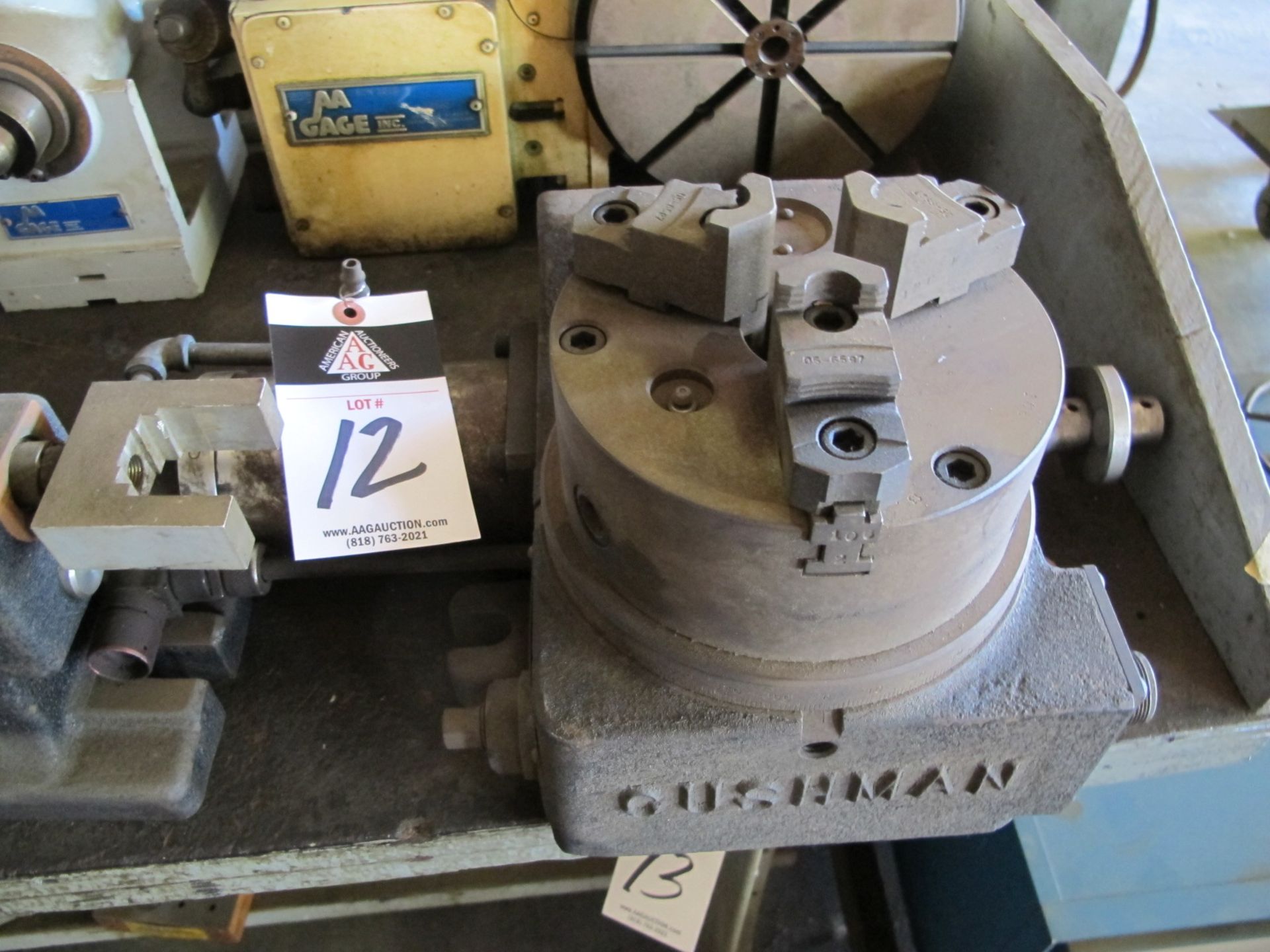 6 1/2" Cushman Pneumatic Rotary Table