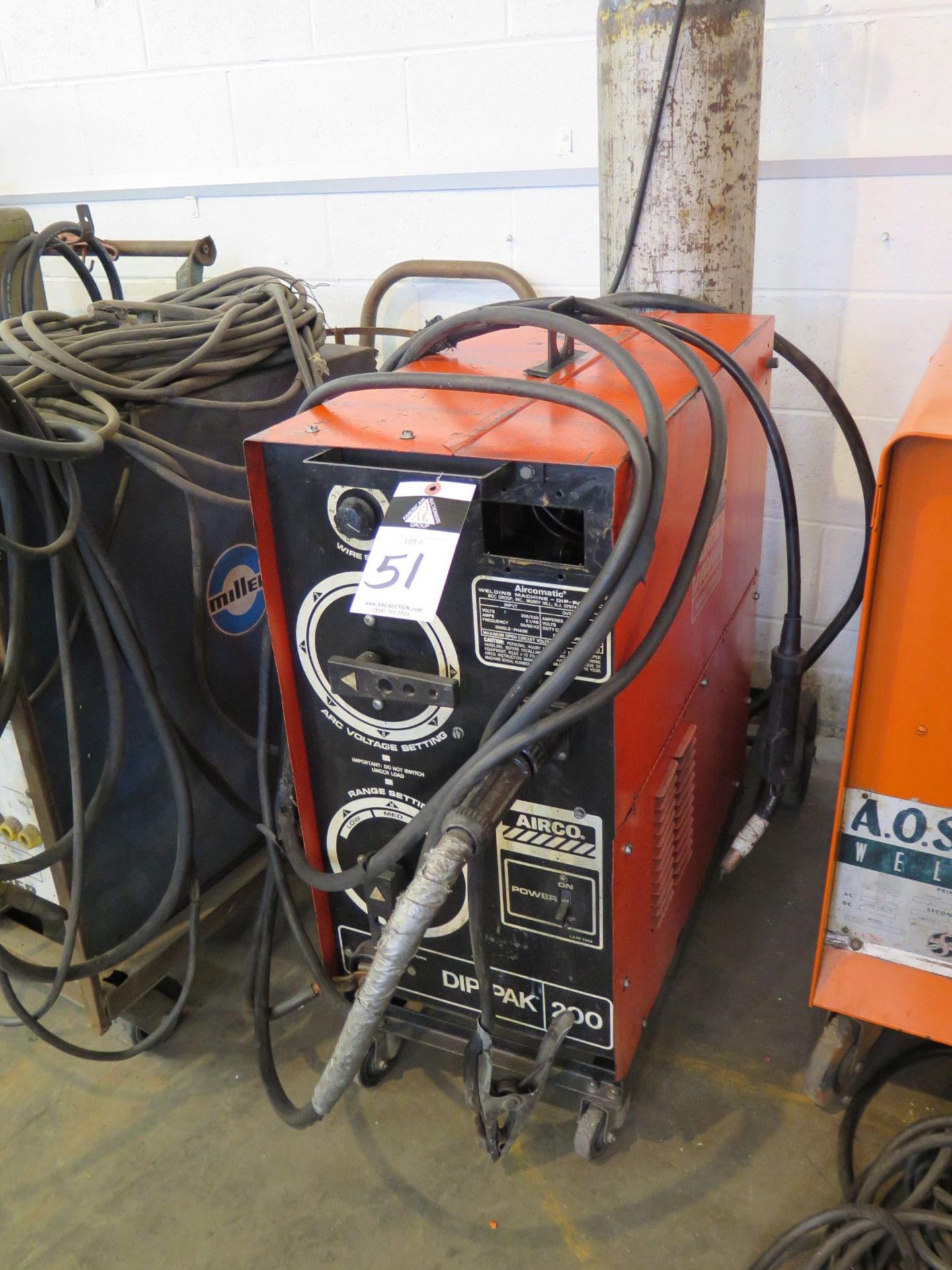 Airco Aircomatic PIP-PAK 200 Arc Welding Power Source and Wire Feeder - Image 2 of 2