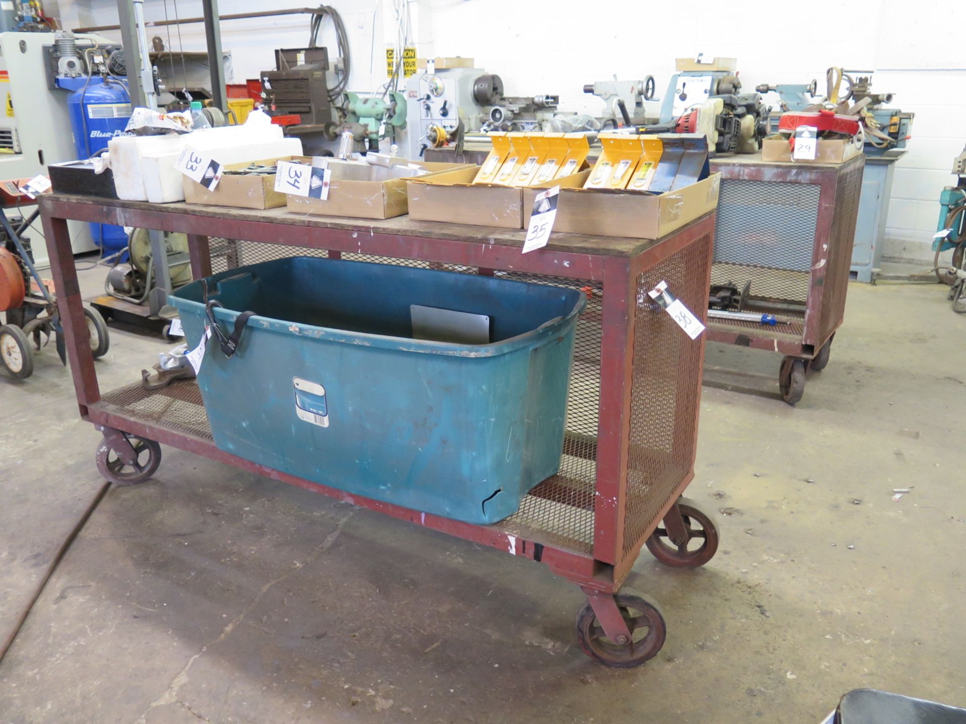 (2) Steel Carts