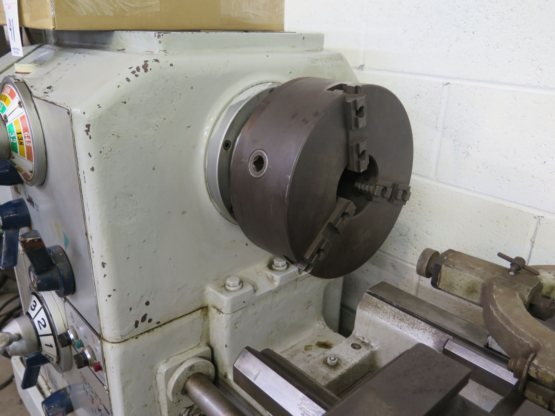 TA Shing Crown 2/1000 17 Â½â€ x 42â€ Geared Head Gap Bed Lathe s/n C20012 w/ 32-2000 RPM, Inch/ - Image 3 of 4