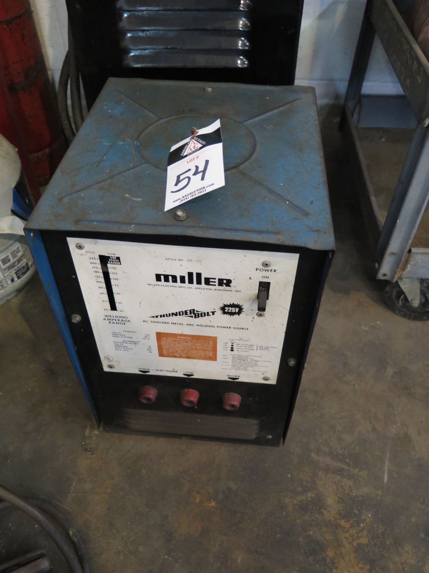 Miller Thunderbolt 225V Arc Welding Power Source