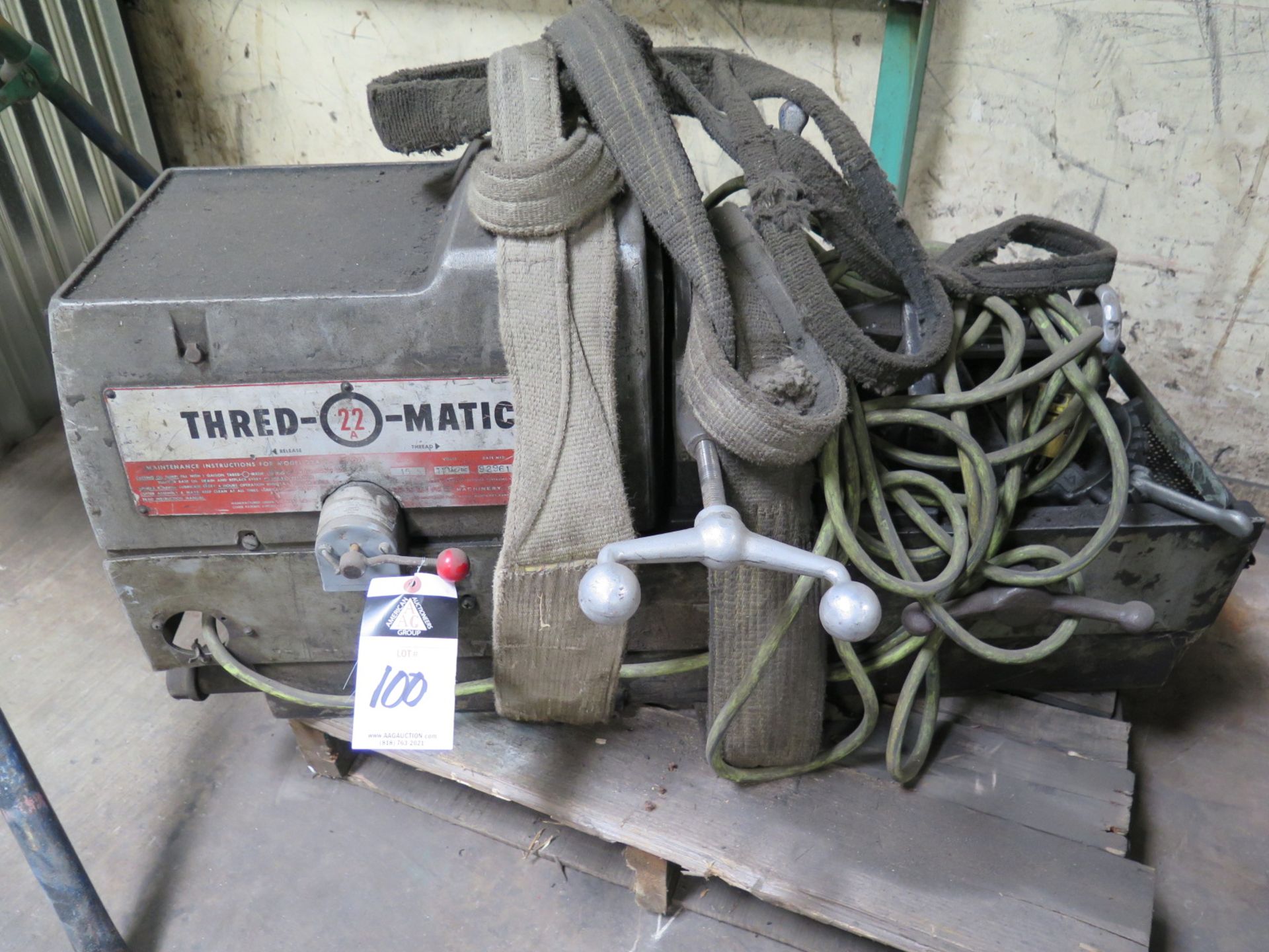 Collins Thread-O-Matic Automatic mdl. 22A Automatic Pipe Threader