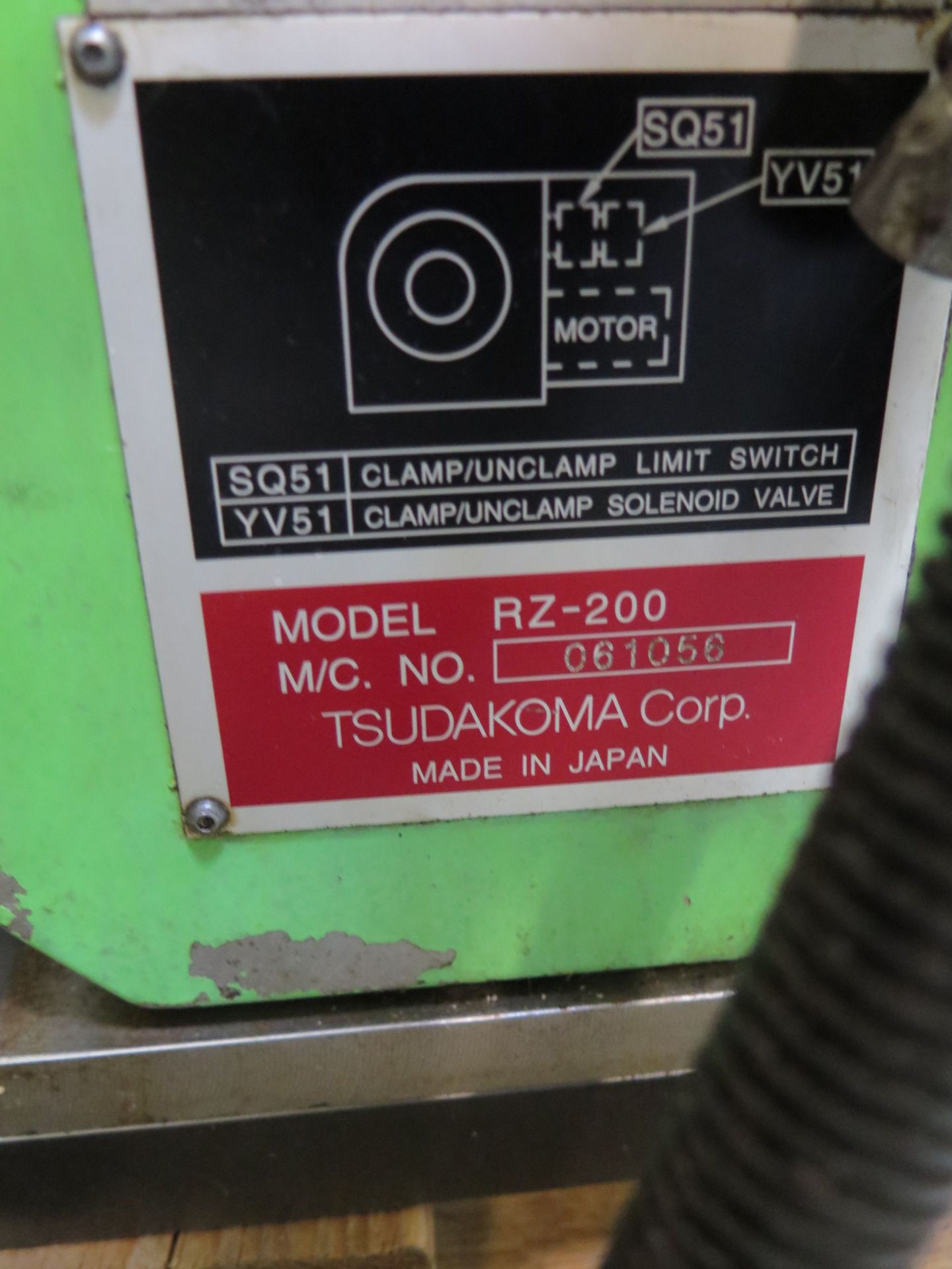 Tsudakoma mdl. RZ-2004th Axis 8" Rotary Head w/ Controller, Center and Drive Card - Image 4 of 5