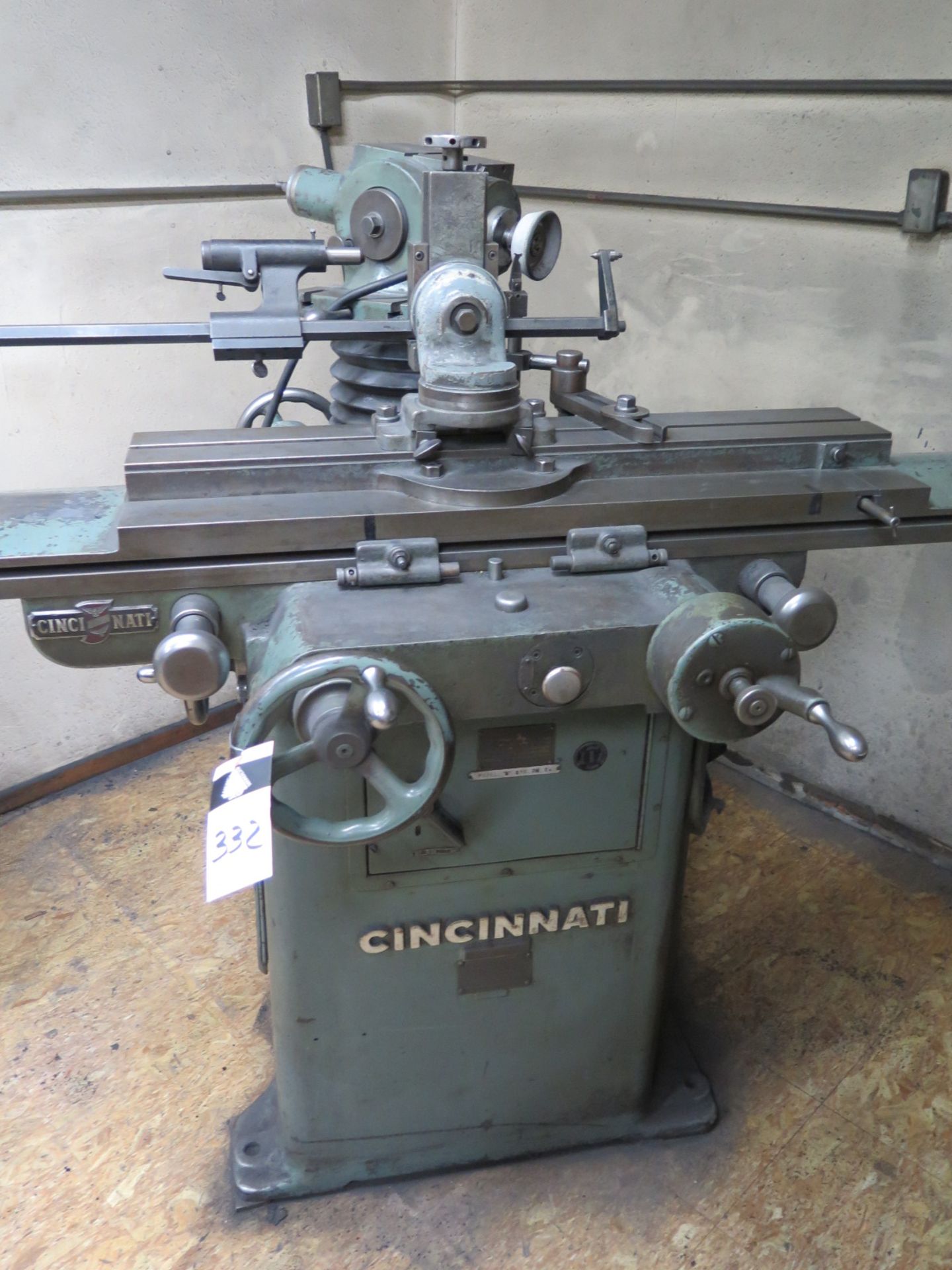 Cincinnati Tool and Cutter Grinder s/n 1D2T1Y-135 w/ Compound Grinding Head, Motorized 5C Work Head - Image 2 of 5