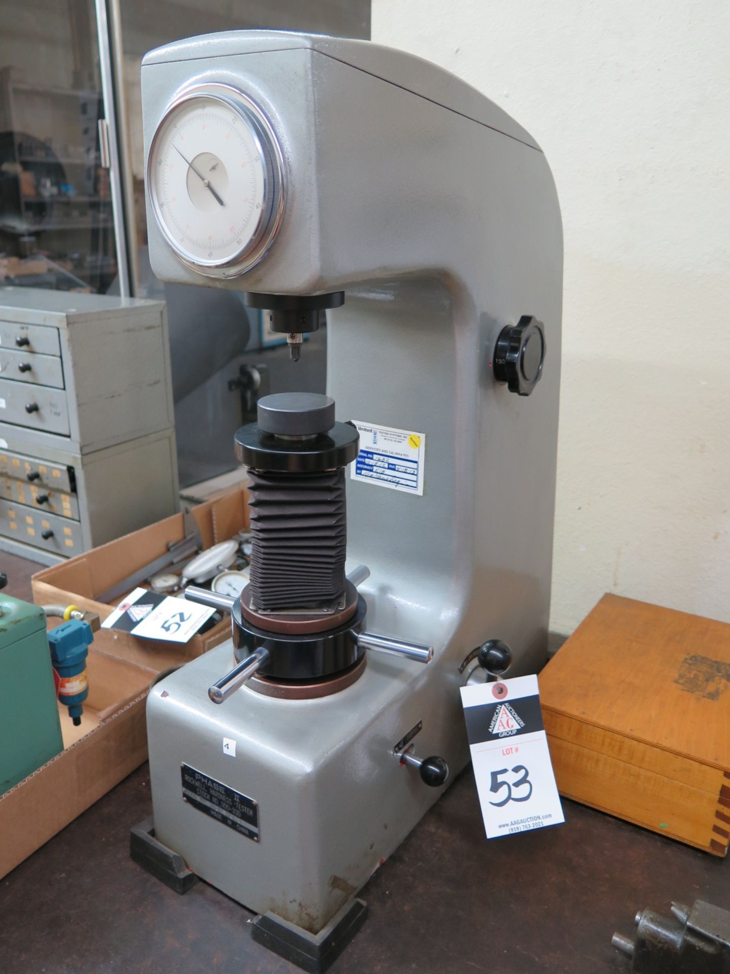 Phase II mdl. 900-330 Rockwell Hardness Tester s/n 1682