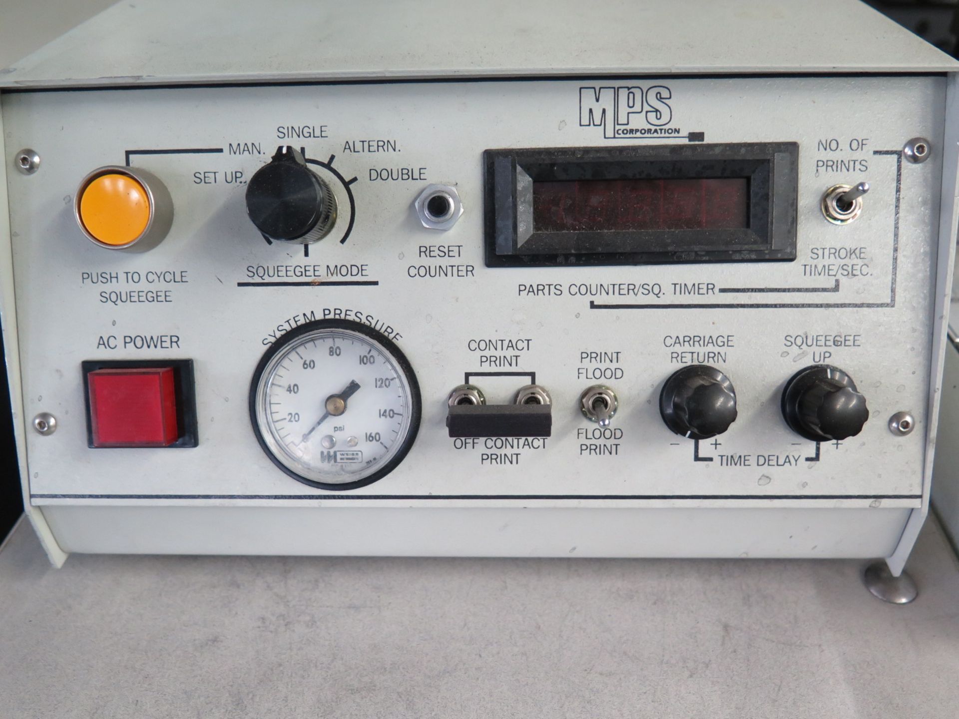 MPS mdl. TF100 Integrated Circuit Surface Screen Printer s/n 6007 - Image 7 of 8