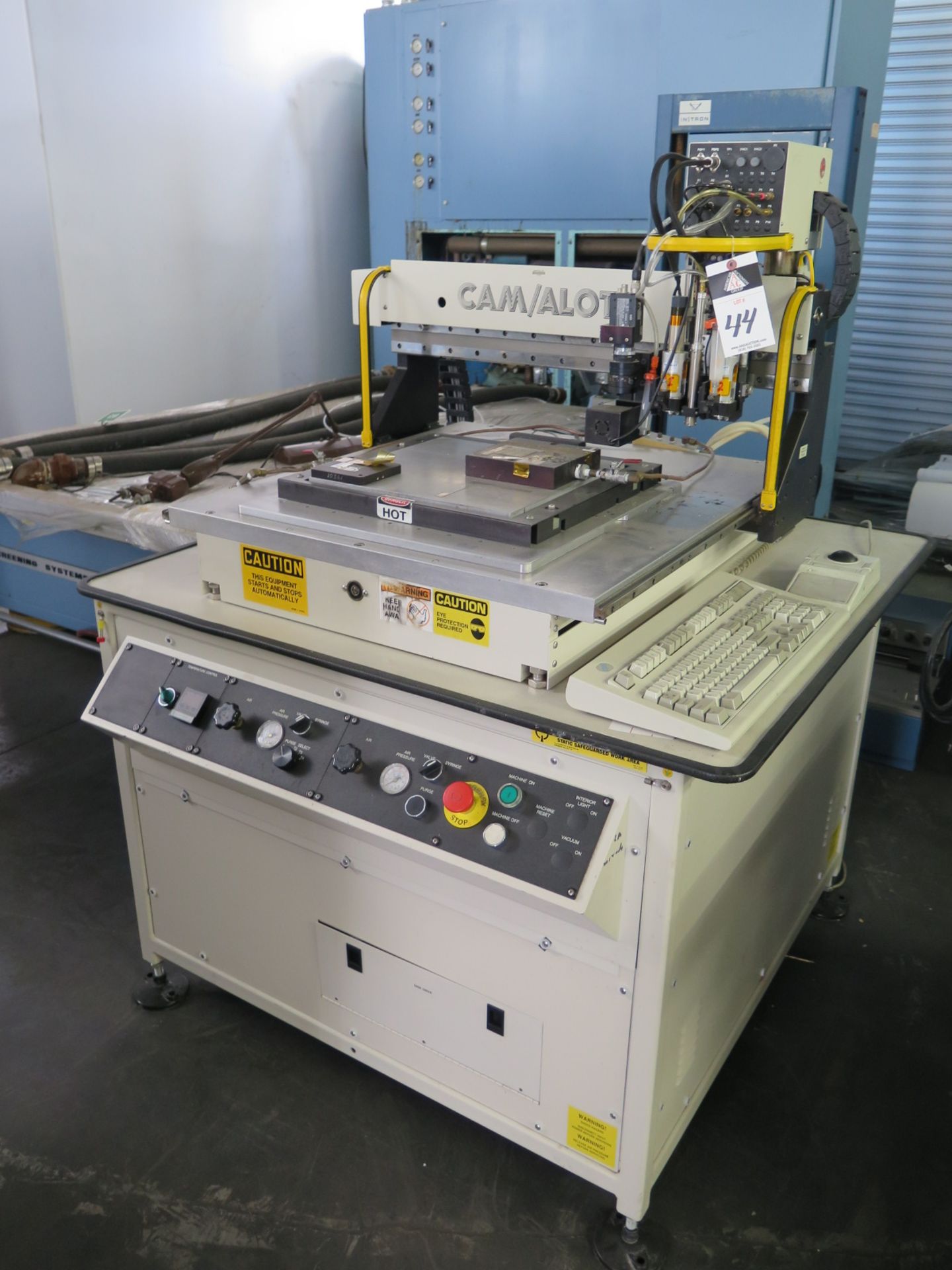 Camelot Systems “Cam/alot” mdl. 1818 CNC Dispensing System s/n 1818-2387 w/ Video Inspection System,