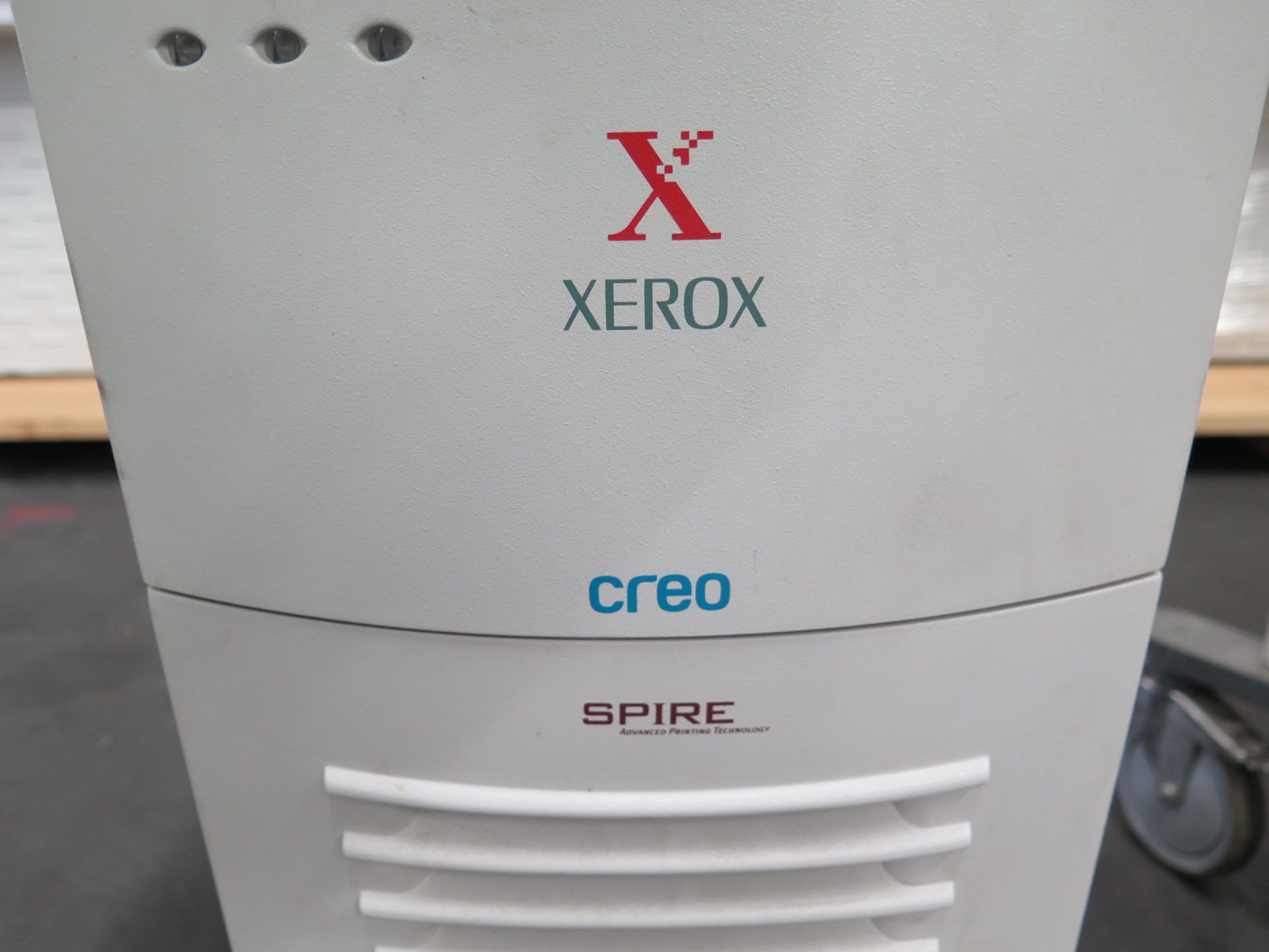 Xerox “Creo Spire” Computer Server w/ Monitor, Cart - Image 2 of 3