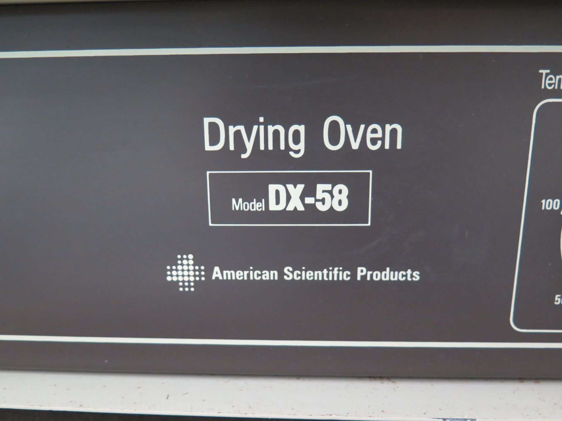 American Scientific mdl. DX-58 Drying Oven - Image 2 of 4
