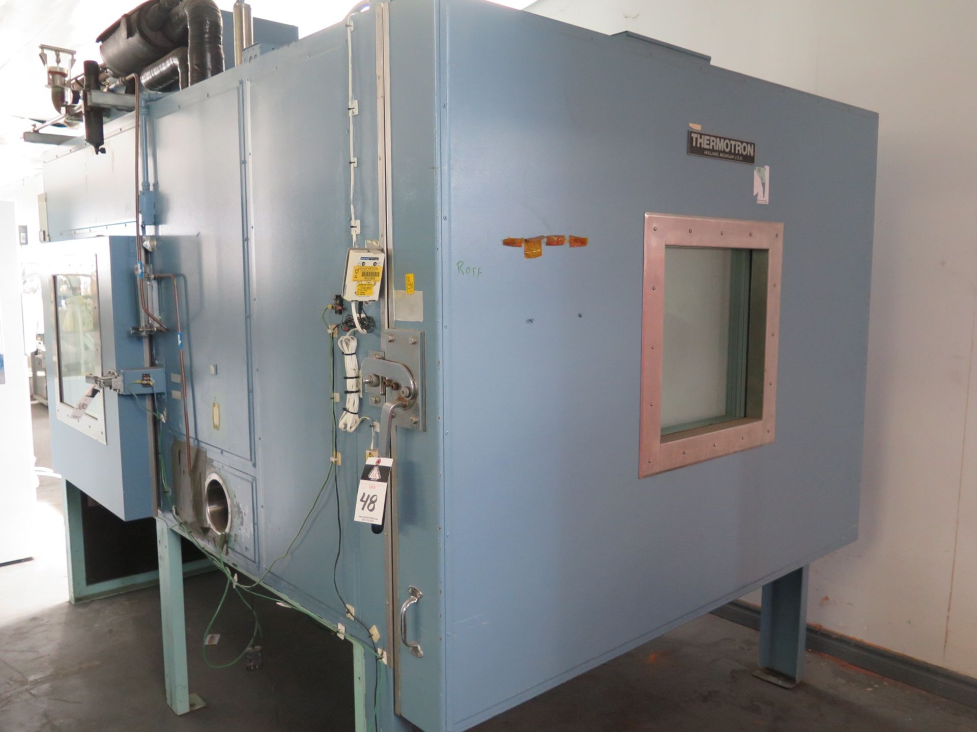 Thermotron Large Capacity Thermal Test Chamber w/ Control Consoles and Heating/Cooling Units