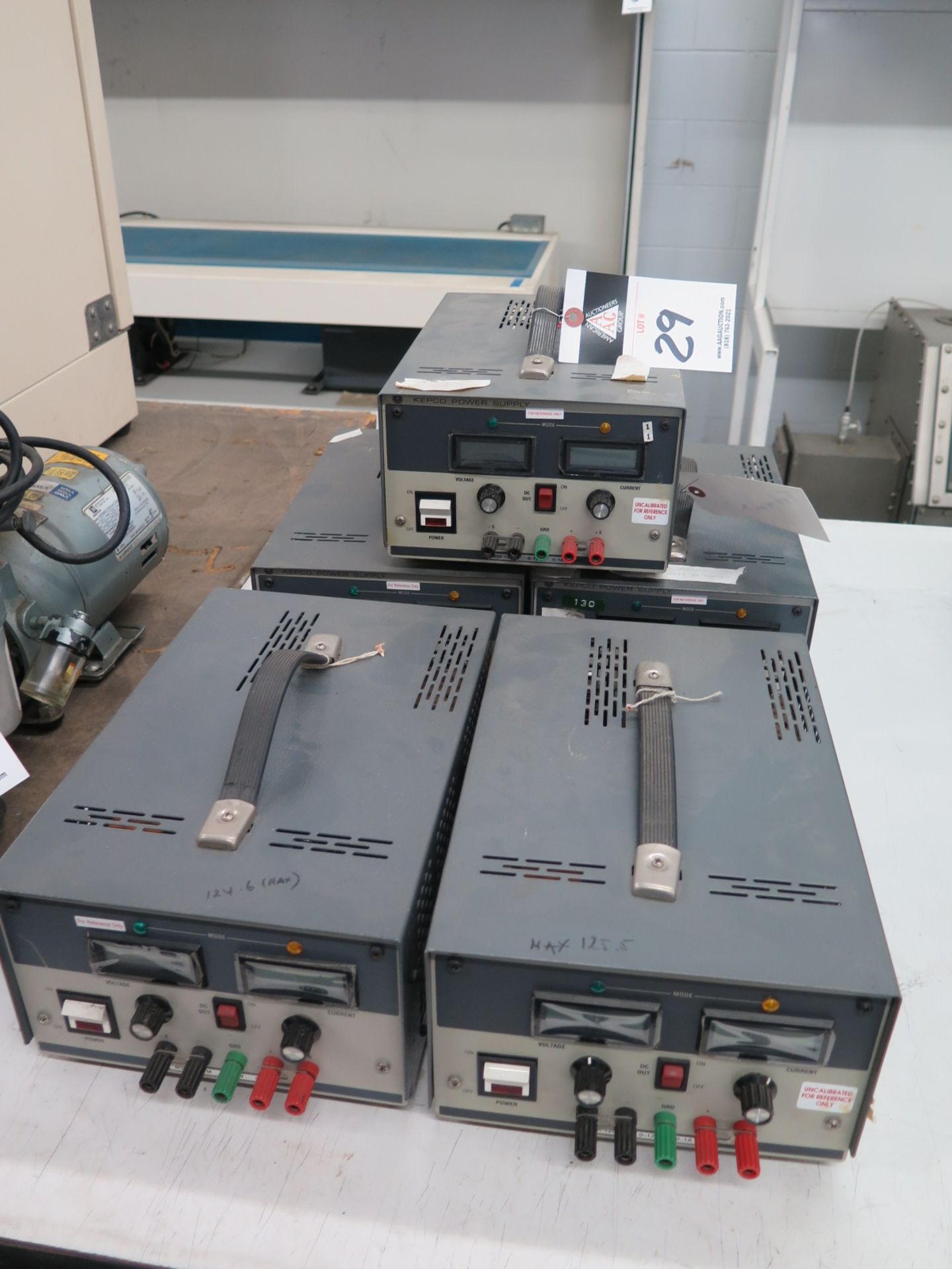 (5) Kepco mdl. MSK 125-1M Power Supplies