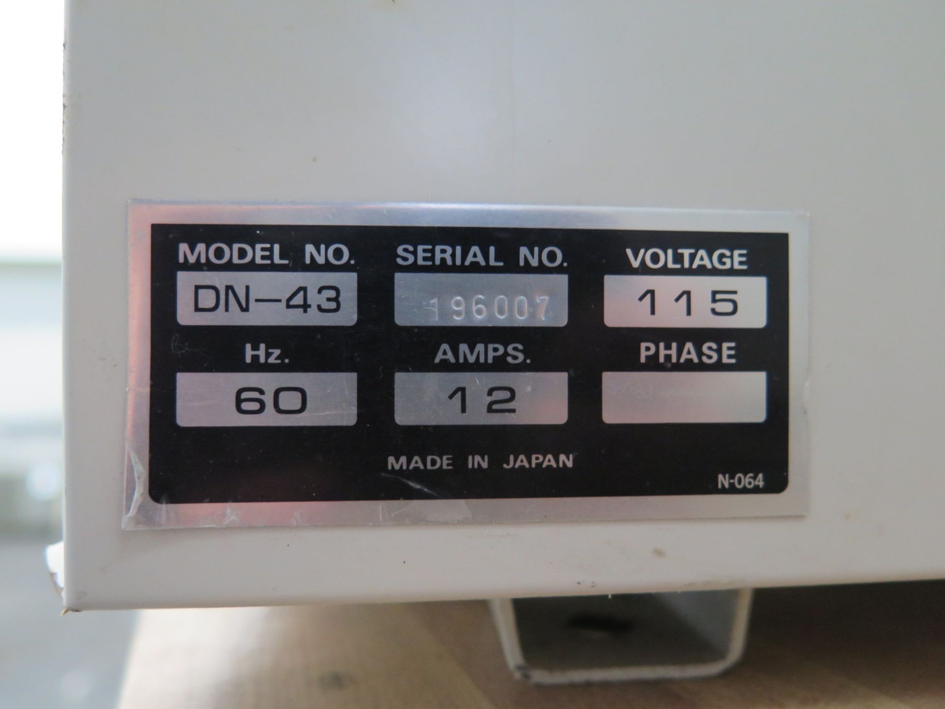 Baxter mdl. DN-43 Constant Temperature Lab Oven w/ Digital Controls - Image 5 of 5