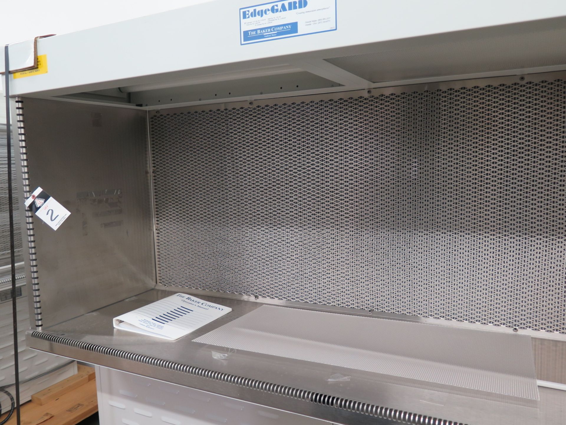 2006 Baker Co. mdl. EG-6252 Stainless Steel Laboratory Flow Hood s/n 88969 74”W x 34”D x 64”H - Image 3 of 7