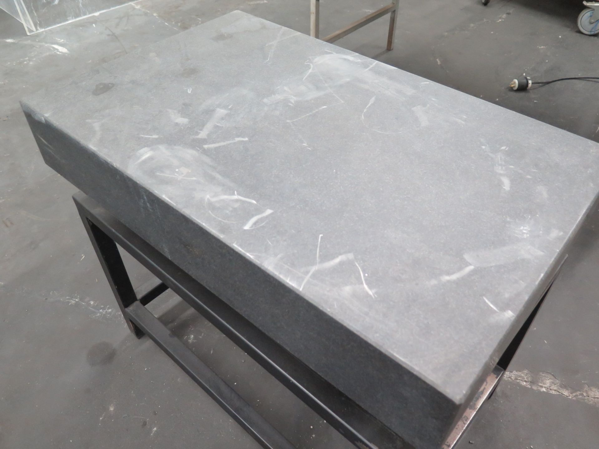 19 ¾” x 31 ¾” x 5 ¼” Granite Surface Plate w/ Stand - Image 2 of 2
