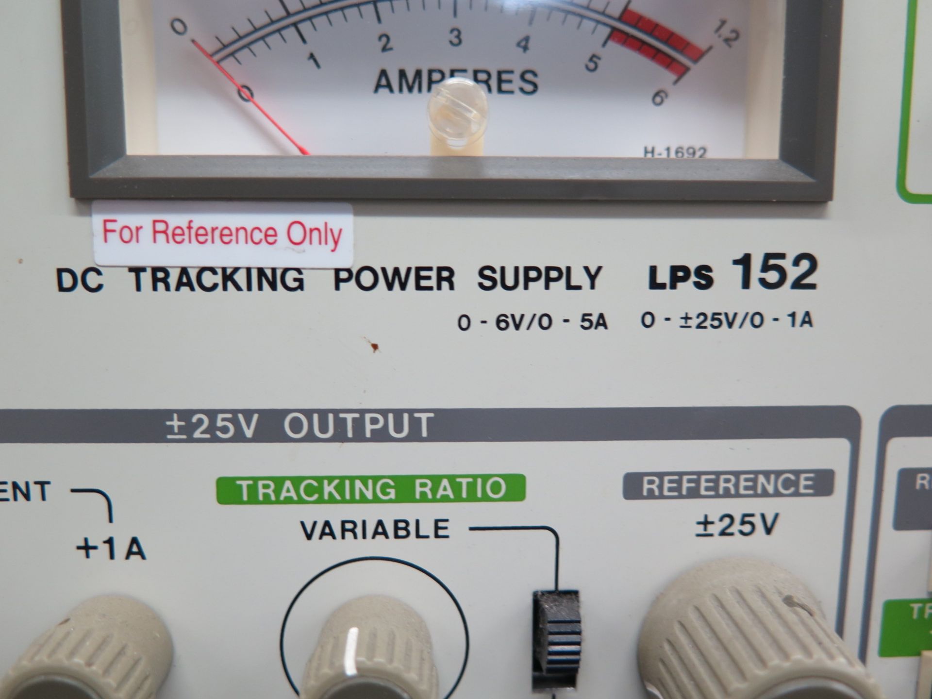 Tektronix mdl. 2465 300MHz Oscilloscope, Leader mdl. LPS152 DC Tracking Power Supply, Fluke mdl. A90 - Image 5 of 6
