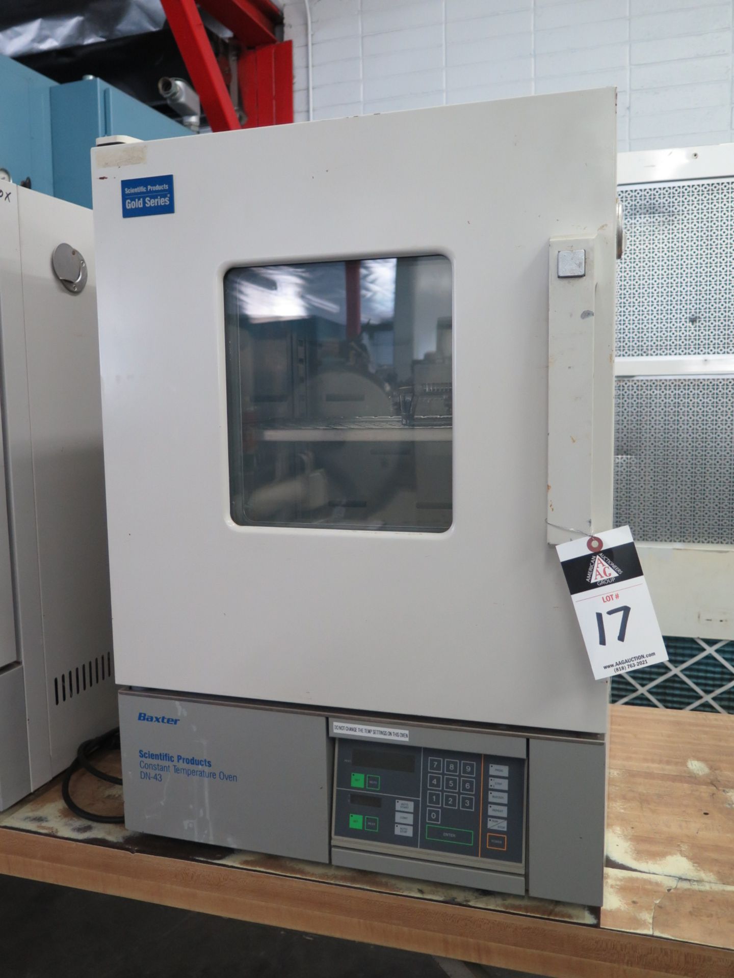 Baxter mdl. DN-43 Constant Temperature Lab Oven w/ Digital Controls