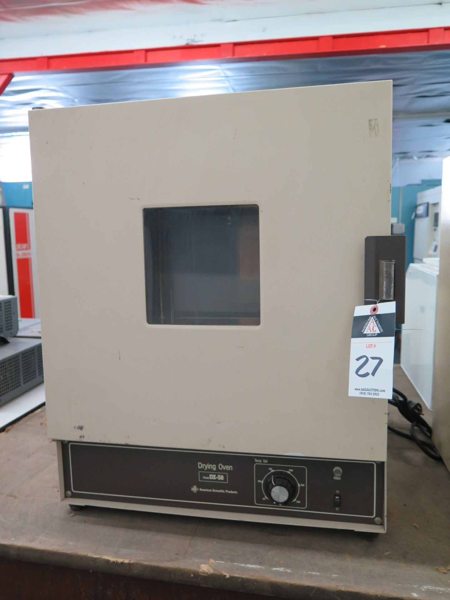 American Scientific mdl. DX-58 Drying Oven
