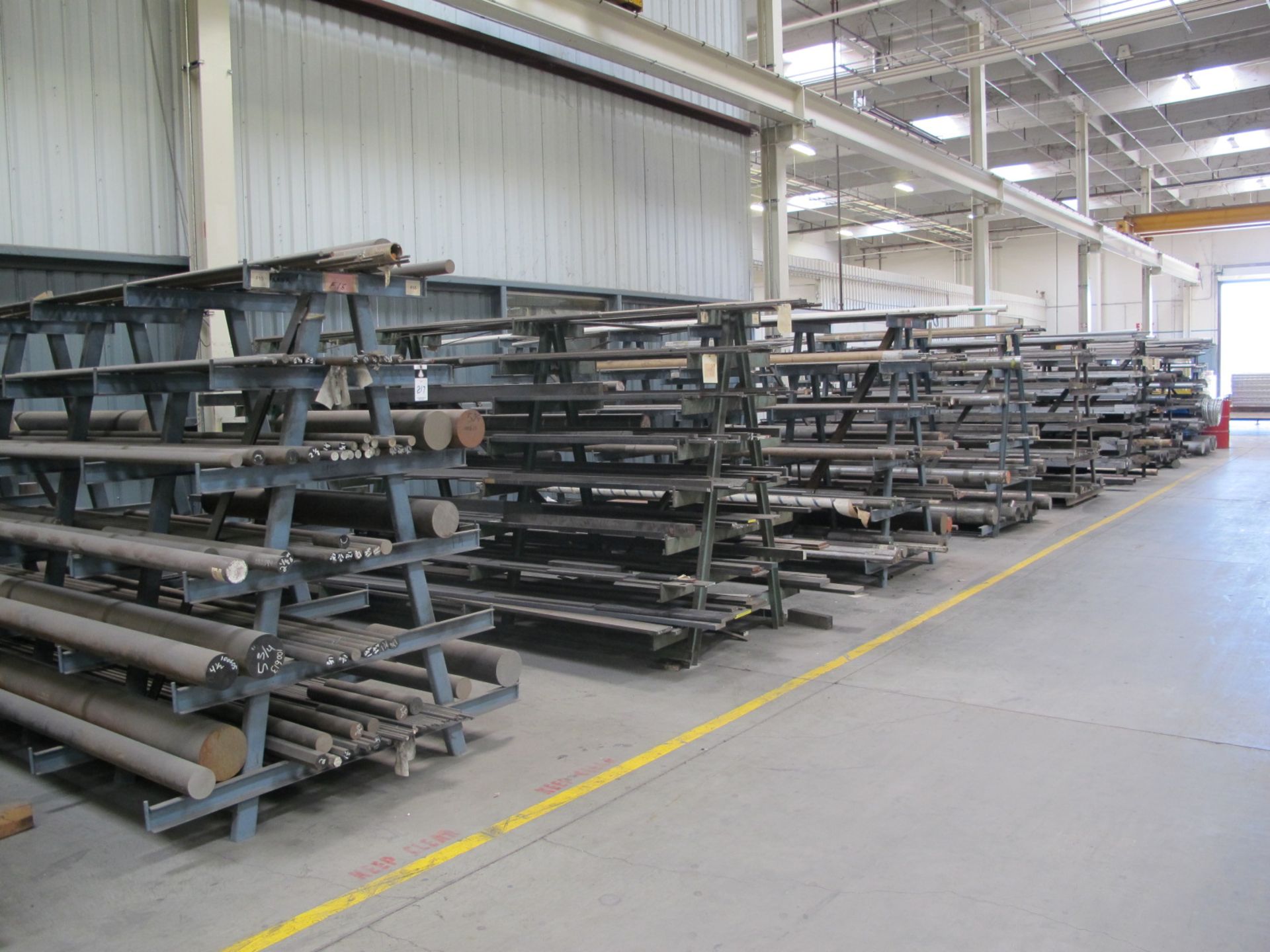 Raw Materials including aluminum bar and tube stock to 6 Â½â€, plate stock, rectangle and angle