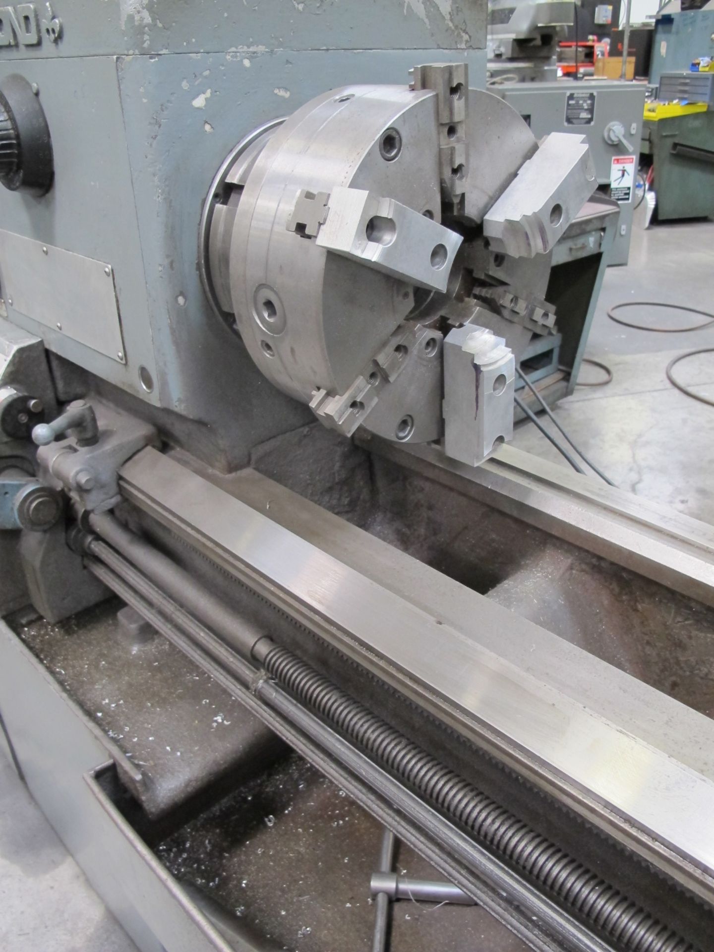 LeBlond Regal Servo Shift 19â€ x 58â€ Lathe s/n 12E-524 w/ Sony DRO, 3â€ Bore Thru Spindle, 40- - Image 5 of 7