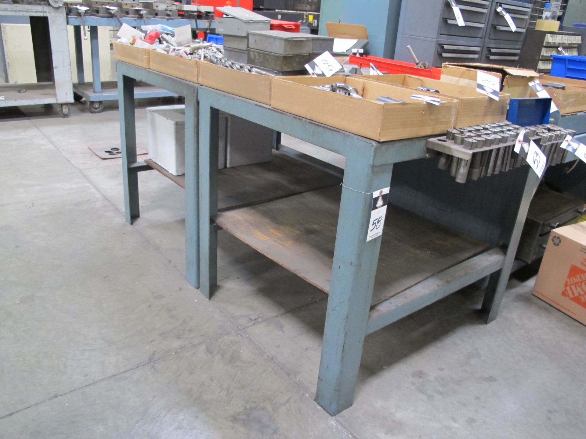 (2) Steel Work Benches