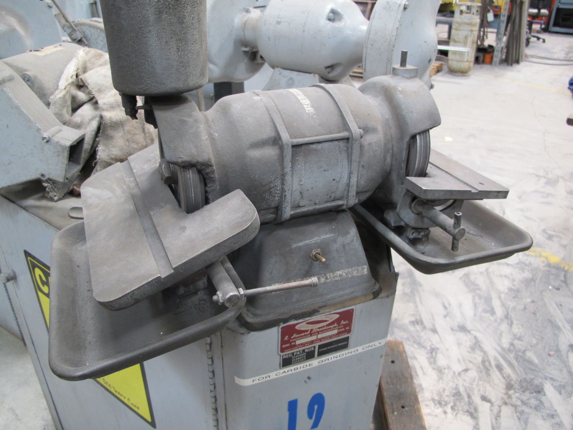 Carbide Tool Grinder and (2) Bench Grinders w/ 3-Station Grinding Table - Image 3 of 4